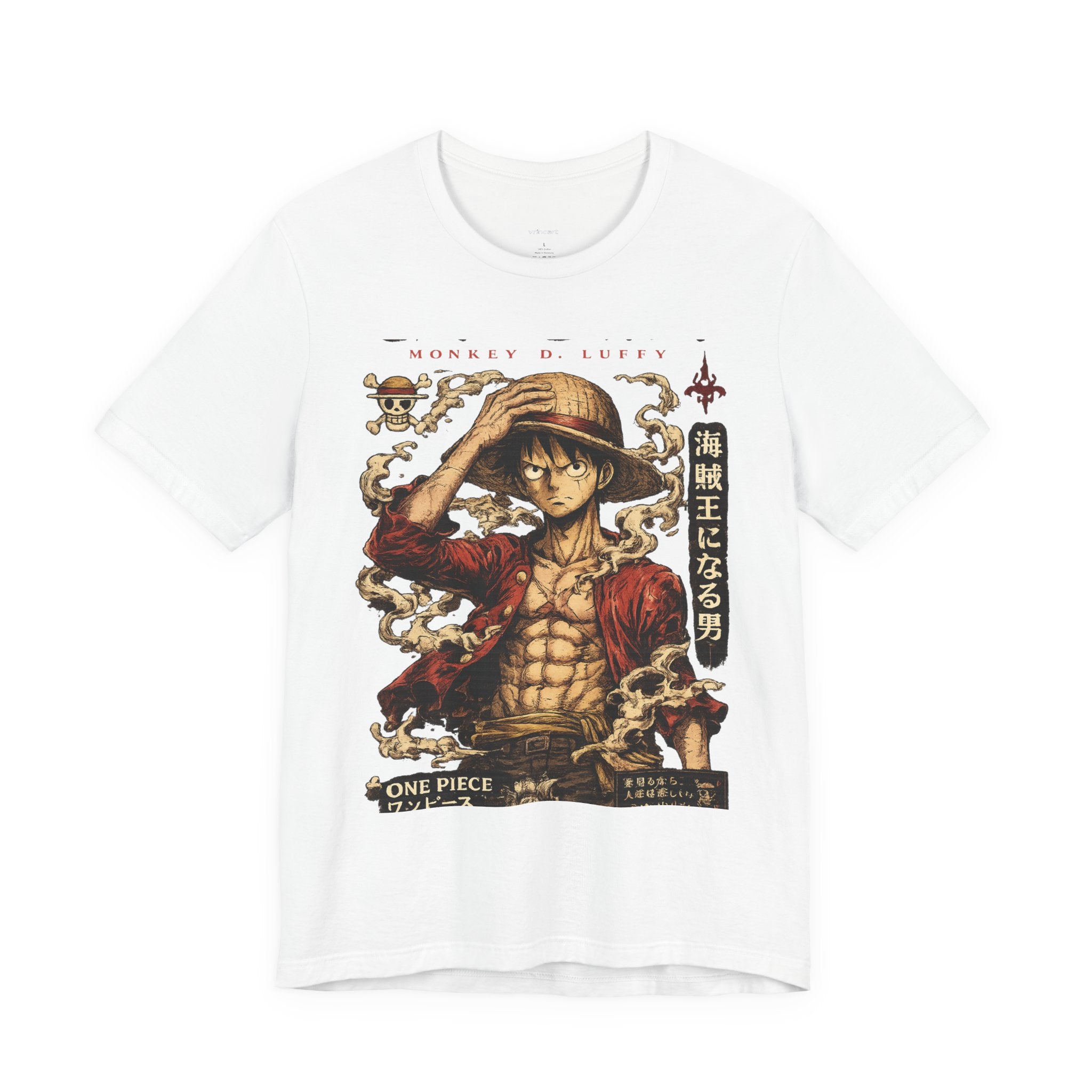 One Piece Luffy Graphic Tee — Straw Hat Pirate Anime T-Shirt