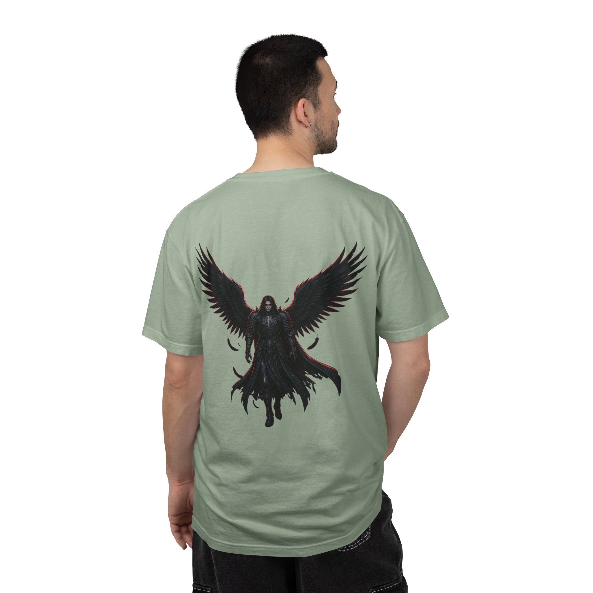 Raven Reaper Graphic T-Shirt — Dark Gothic Backprint