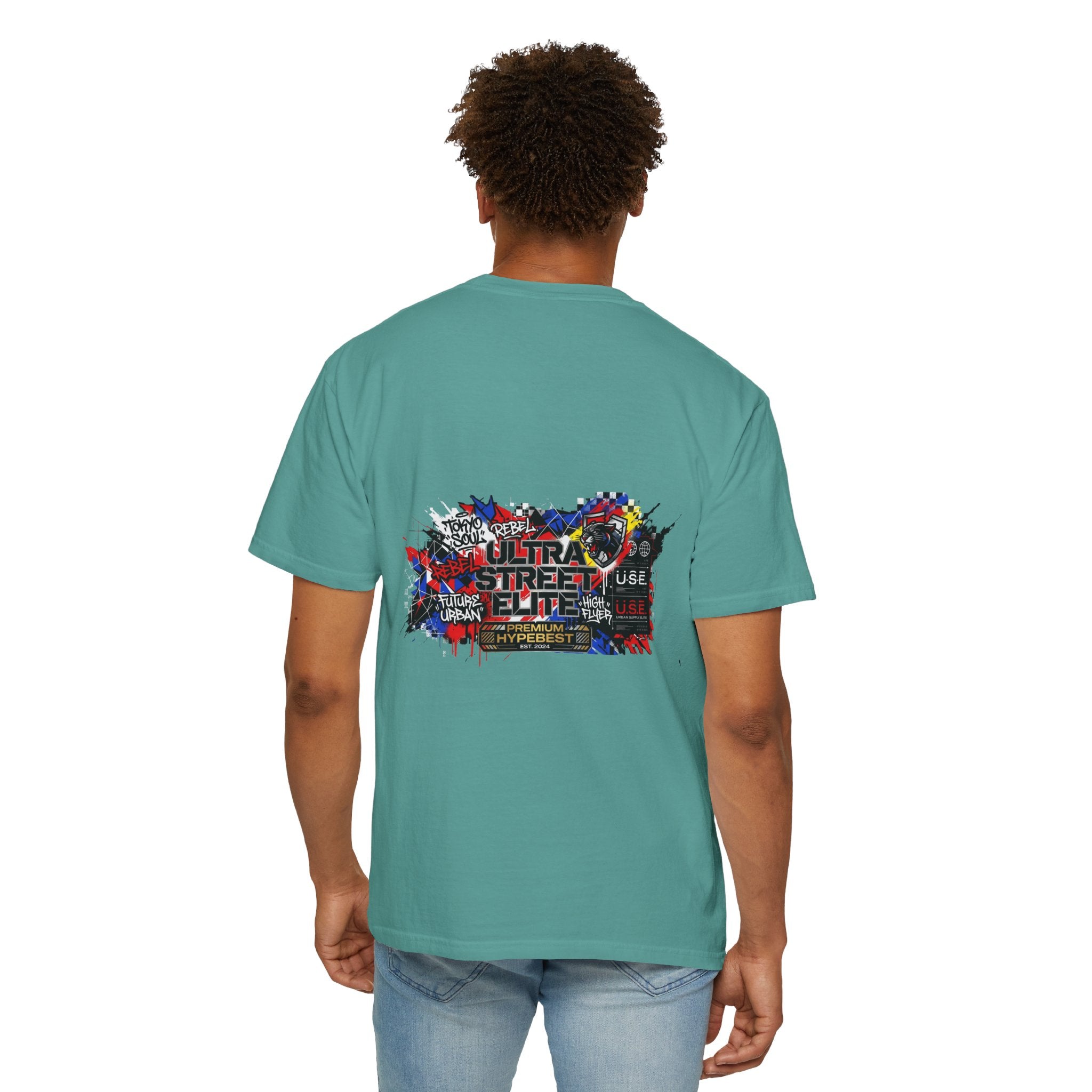Street Elite Graphic T-Shirt — Urban Graffiti Back Print