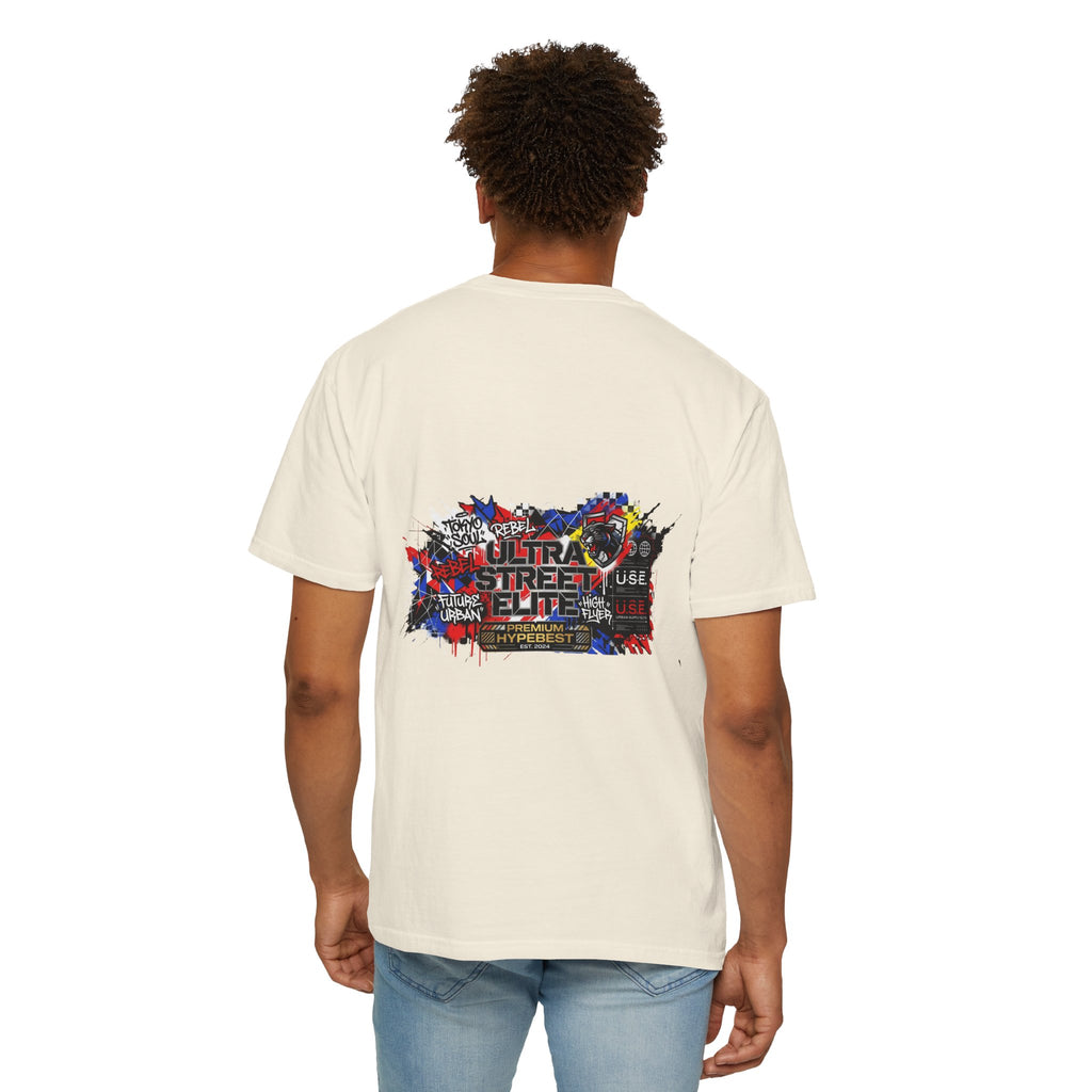 Street Elite Graphic T-Shirt — Urban Graffiti Back Print