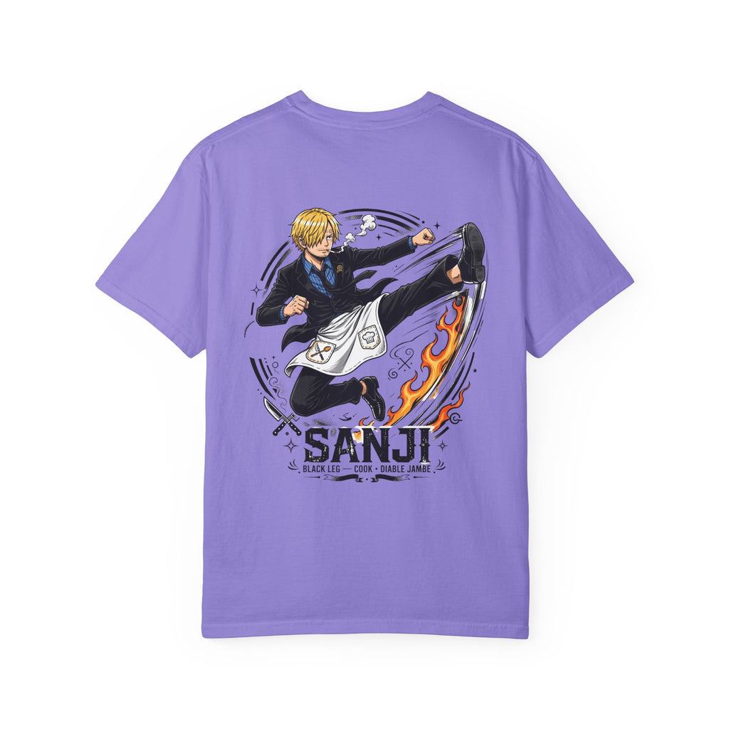 Sanji Anime Action Tee — One Piece Character Back Graphic T‑Shirt