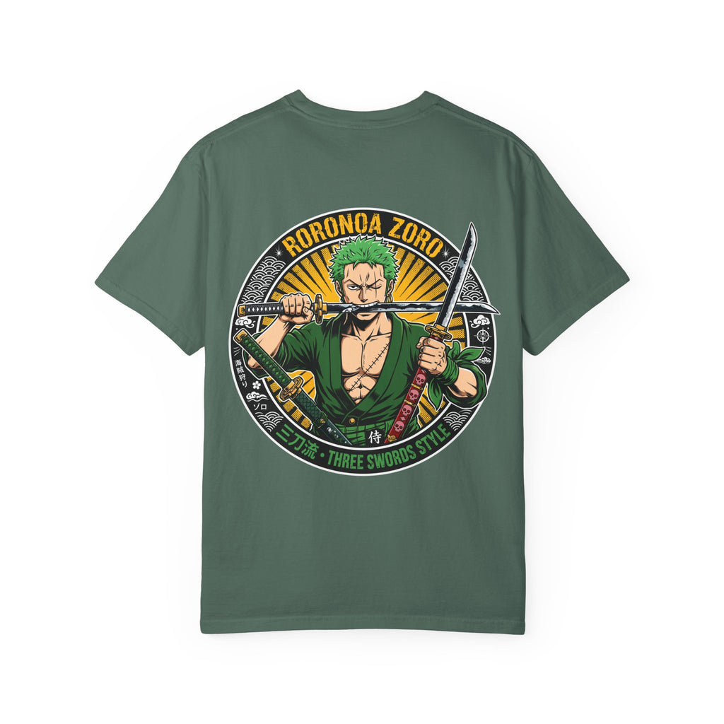 Zoro Three Swords Tee — Roronoa Zoro Anime T-Shirt