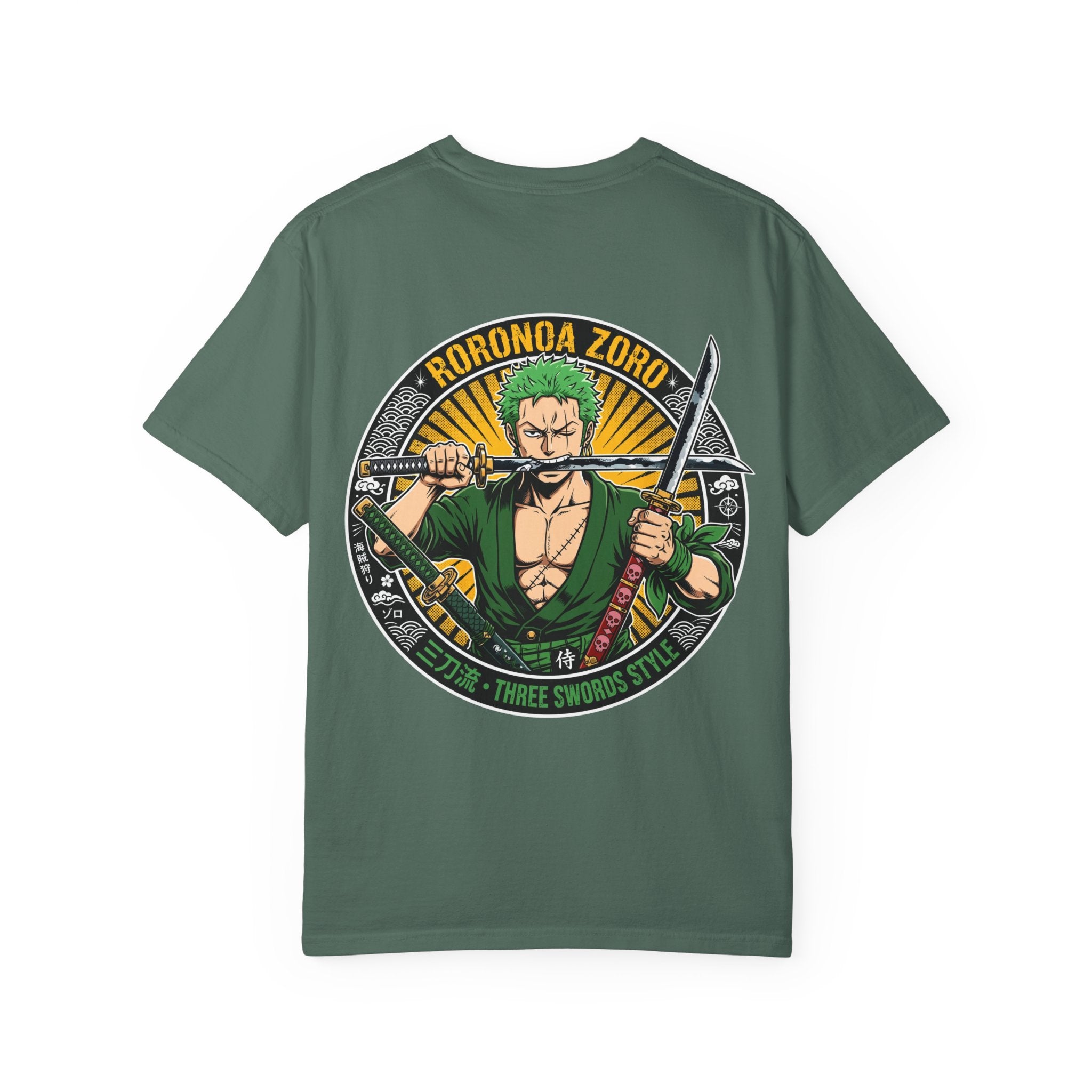 Zoro Three Swords Tee — Roronoa Zoro Anime T-Shirt