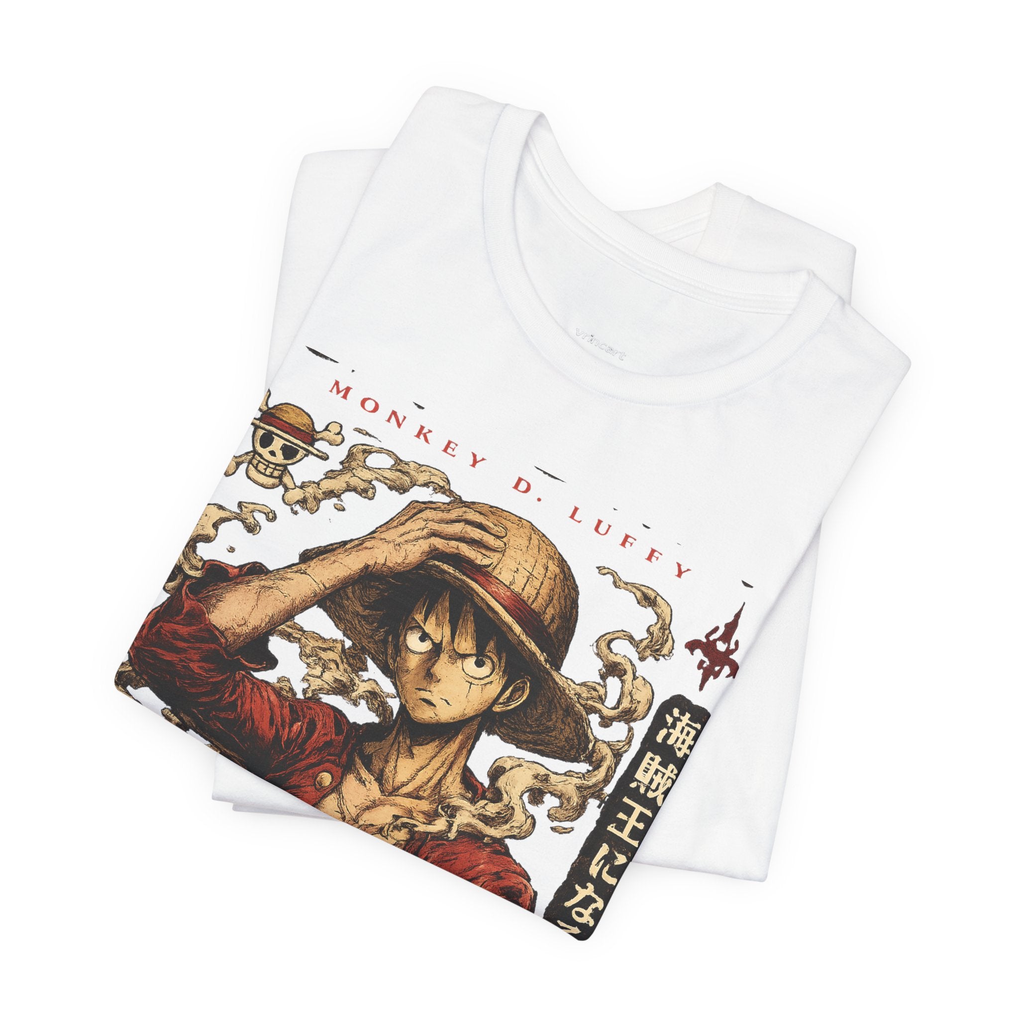 One Piece Luffy Graphic Tee — Straw Hat Pirate Anime T-Shirt