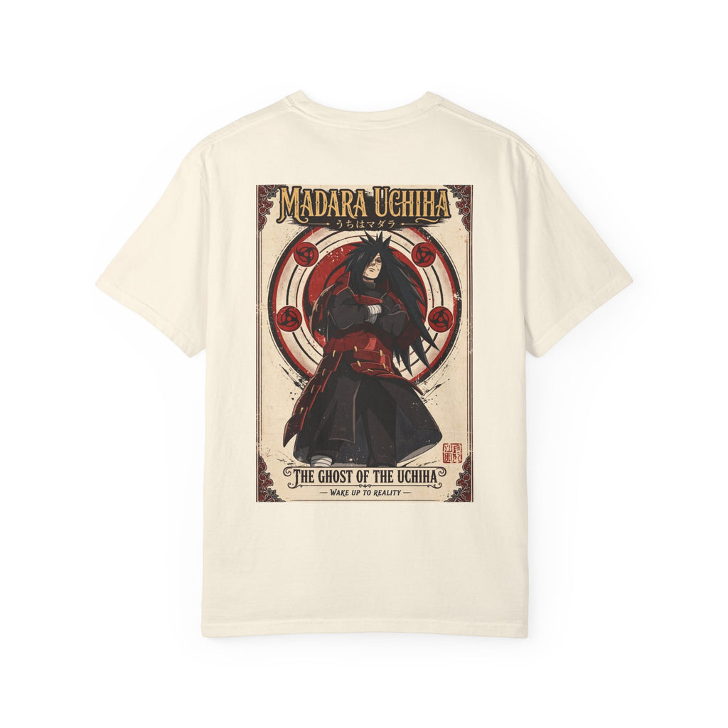 Madara Uchiha Anime T-Shirt — "The Ghost of the Uchiha" Vintage Poster Tee