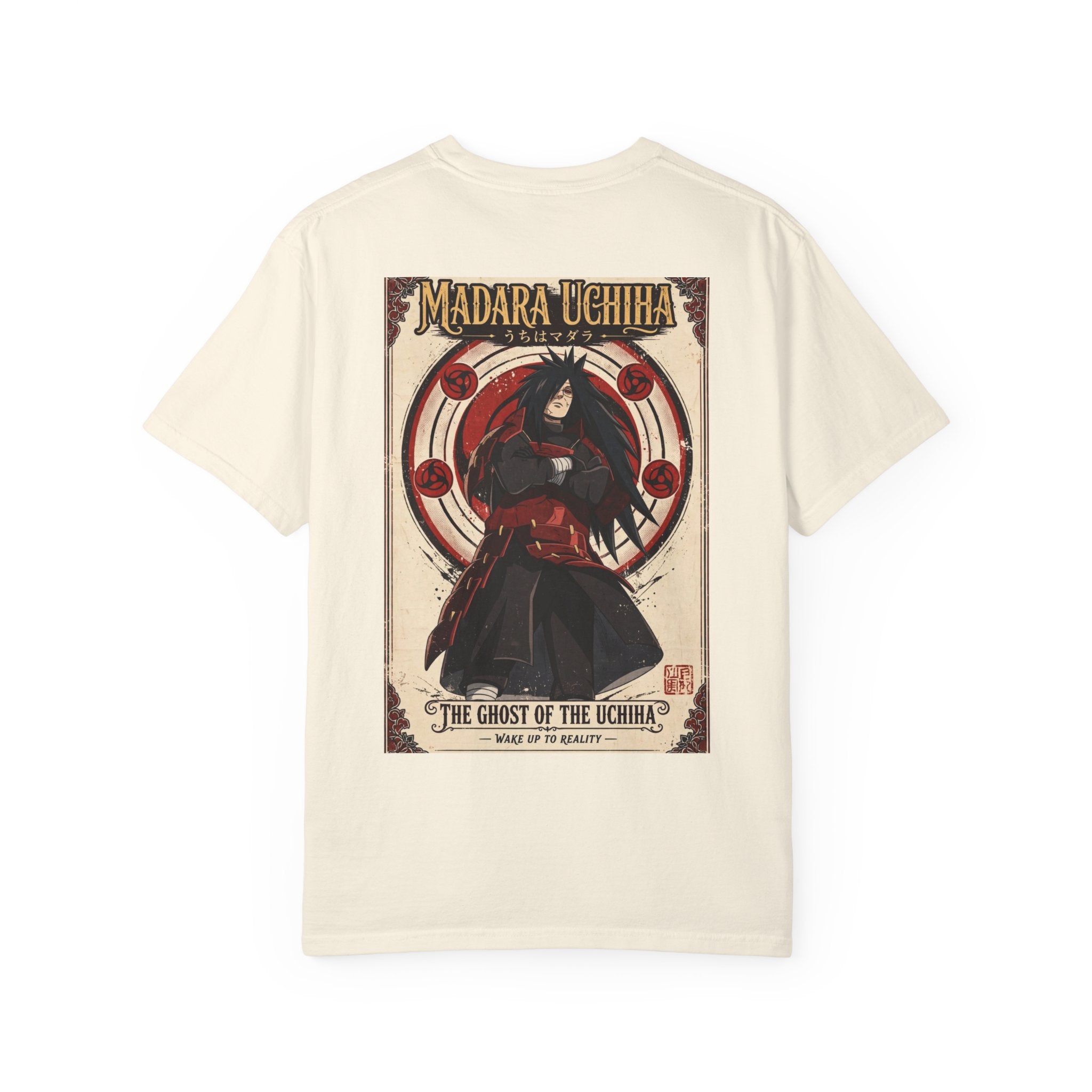 Madara Uchiha Anime T-Shirt — "The Ghost of the Uchiha" Vintage Poster Tee