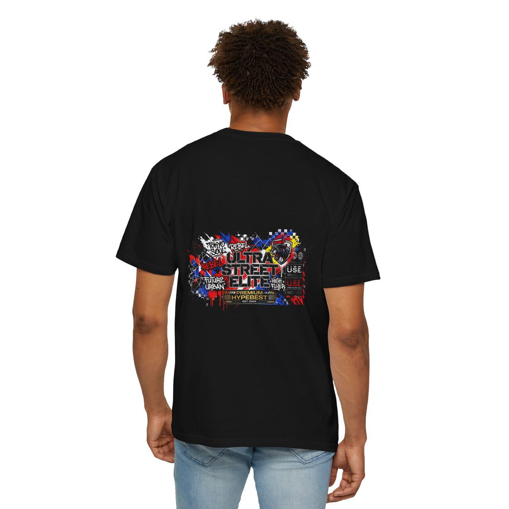 Street Elite Graphic T-Shirt — Urban Graffiti Back Print