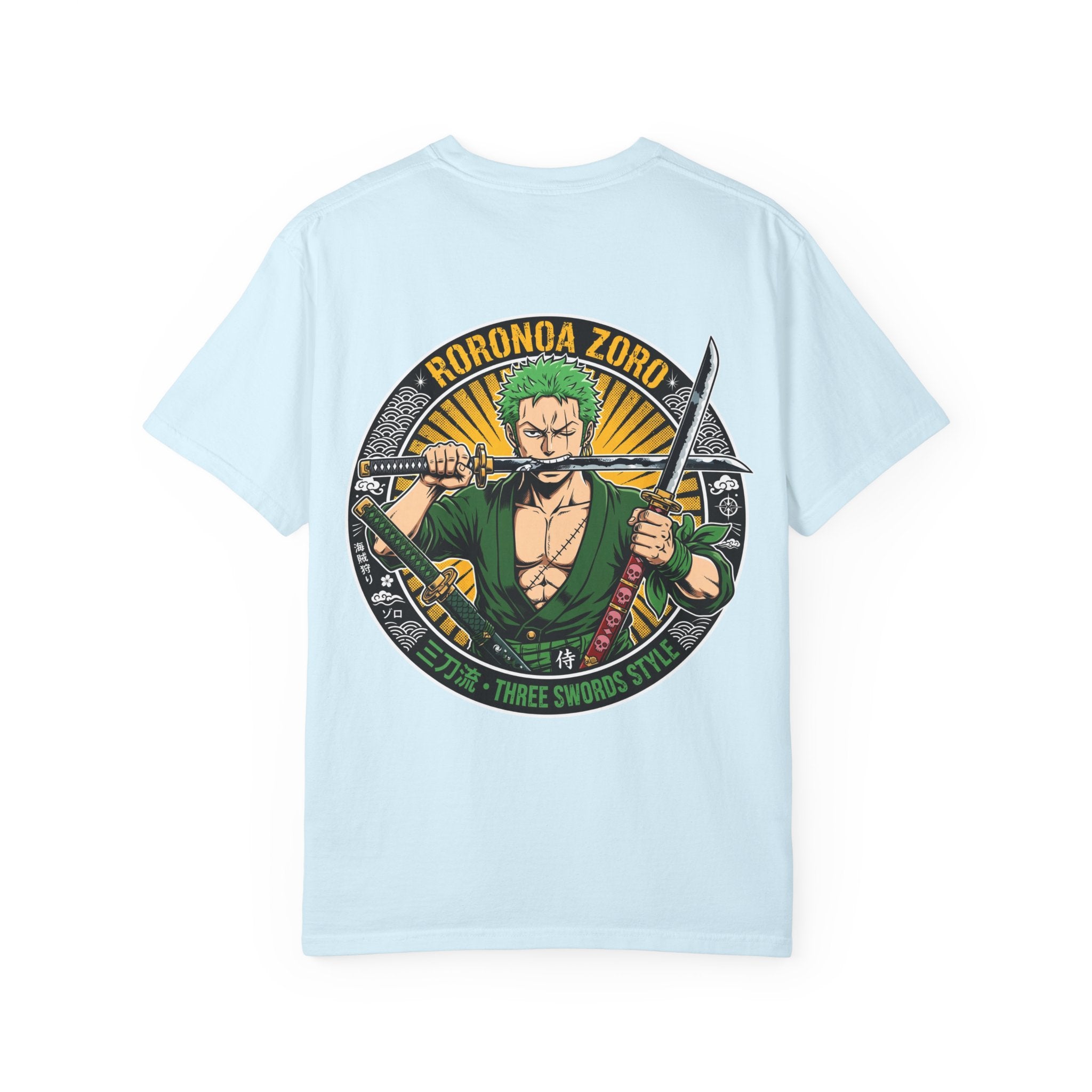 Zoro Three Swords Tee — Roronoa Zoro Anime T-Shirt