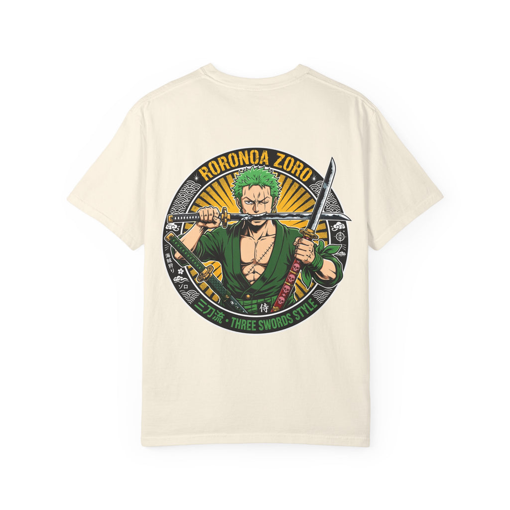 Zoro Three Swords Tee — Roronoa Zoro Anime T-Shirt
