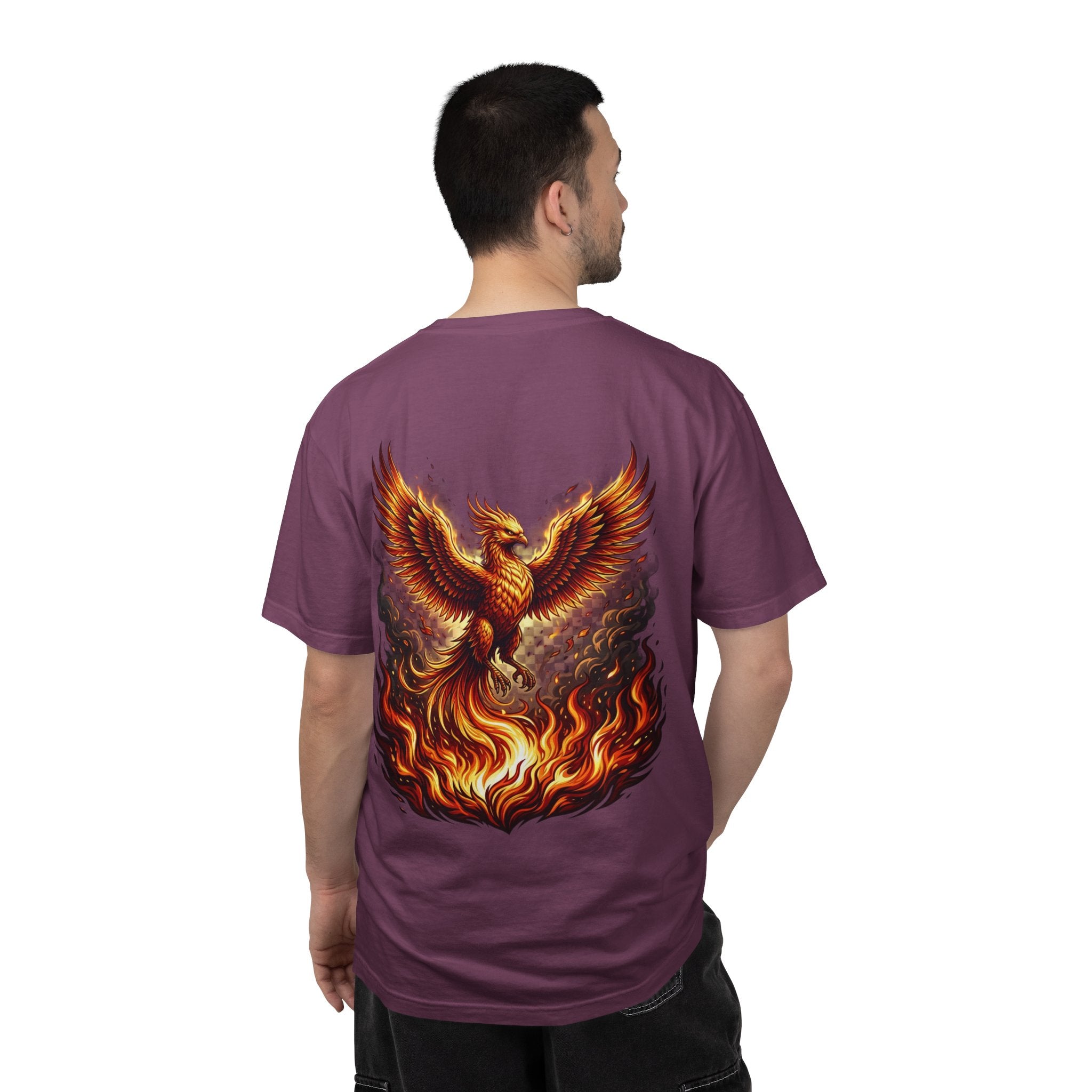 Phoenix Fireback T-Shirt — Rising Phoenix Graphic Tee