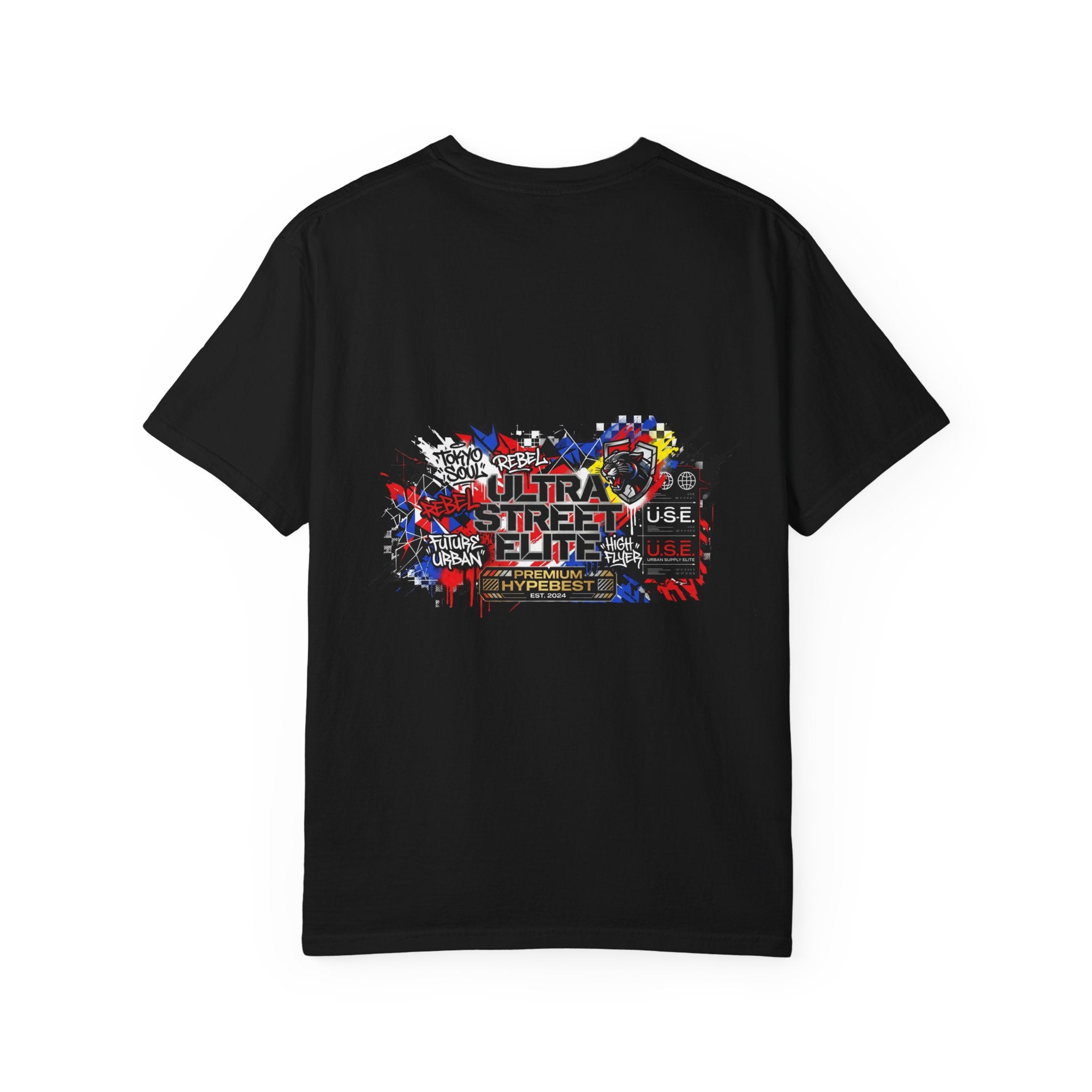 Street Elite Graphic T-Shirt — Urban Graffiti Back Print