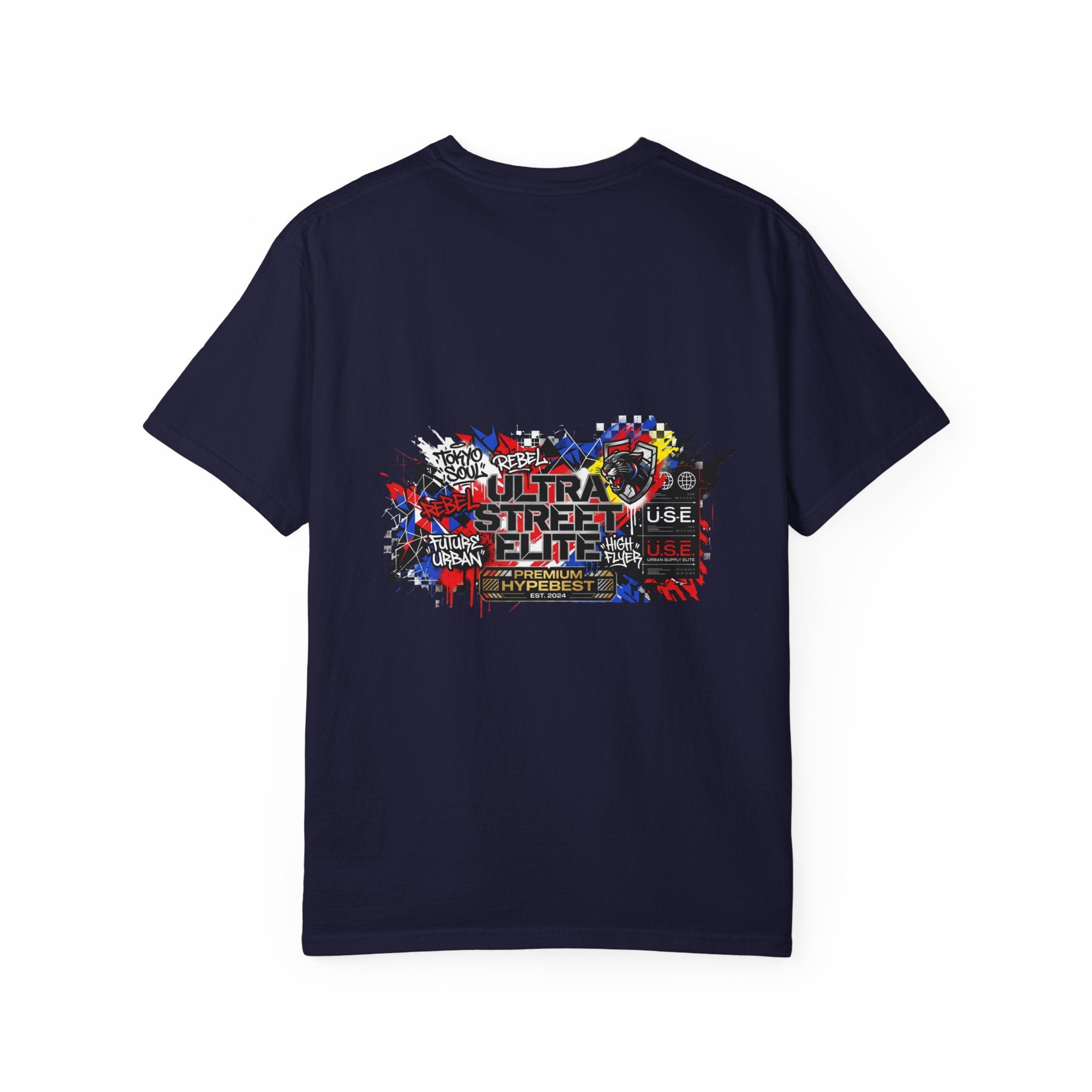 Street Elite Graphic T-Shirt — Urban Graffiti Back Print