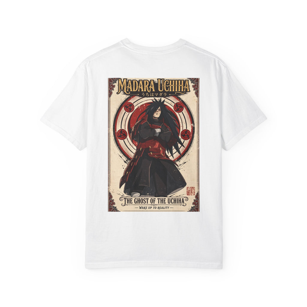 Madara Uchiha Anime T-Shirt — "The Ghost of the Uchiha" Vintage Poster Tee