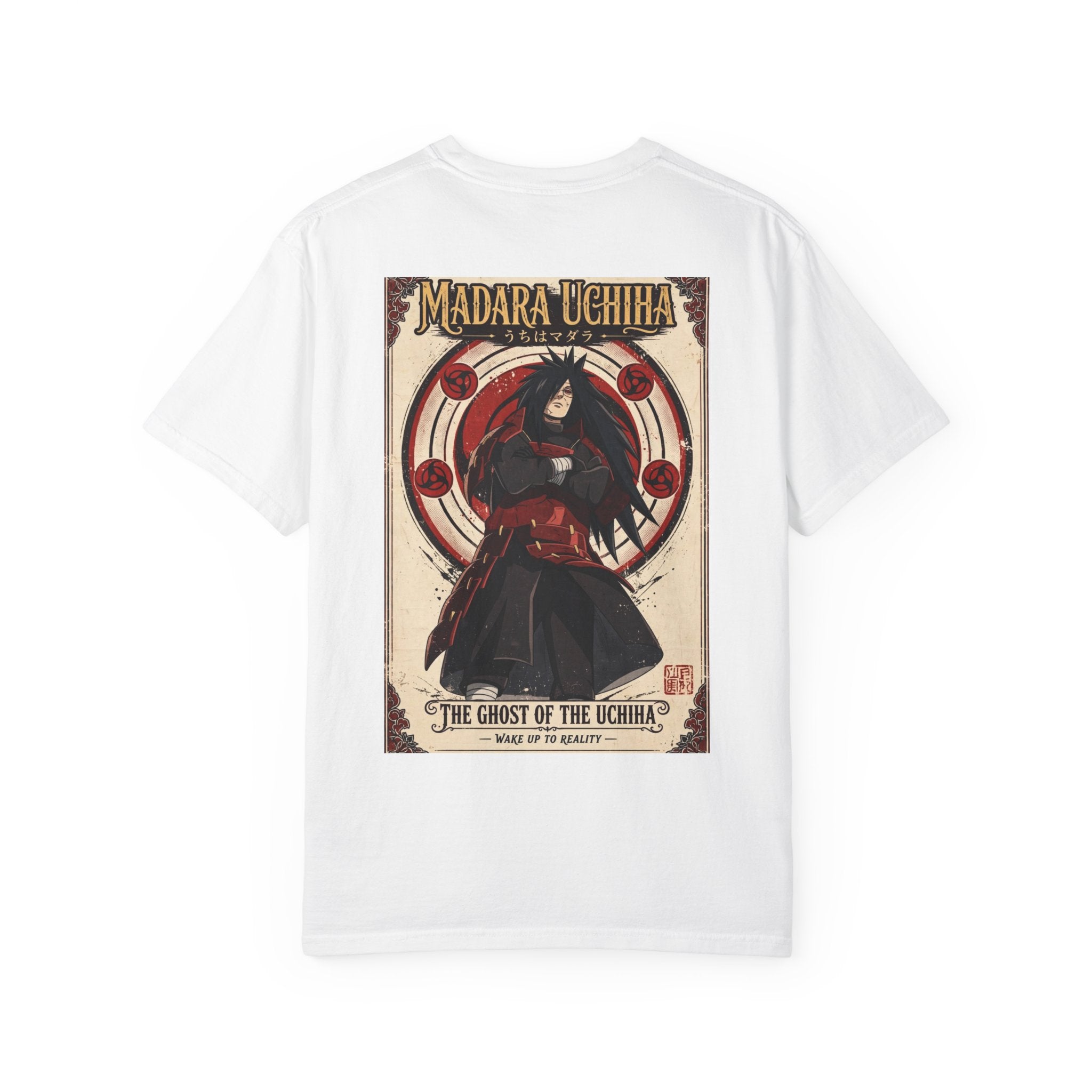 Madara Uchiha Anime T-Shirt — "The Ghost of the Uchiha" Vintage Poster Tee
