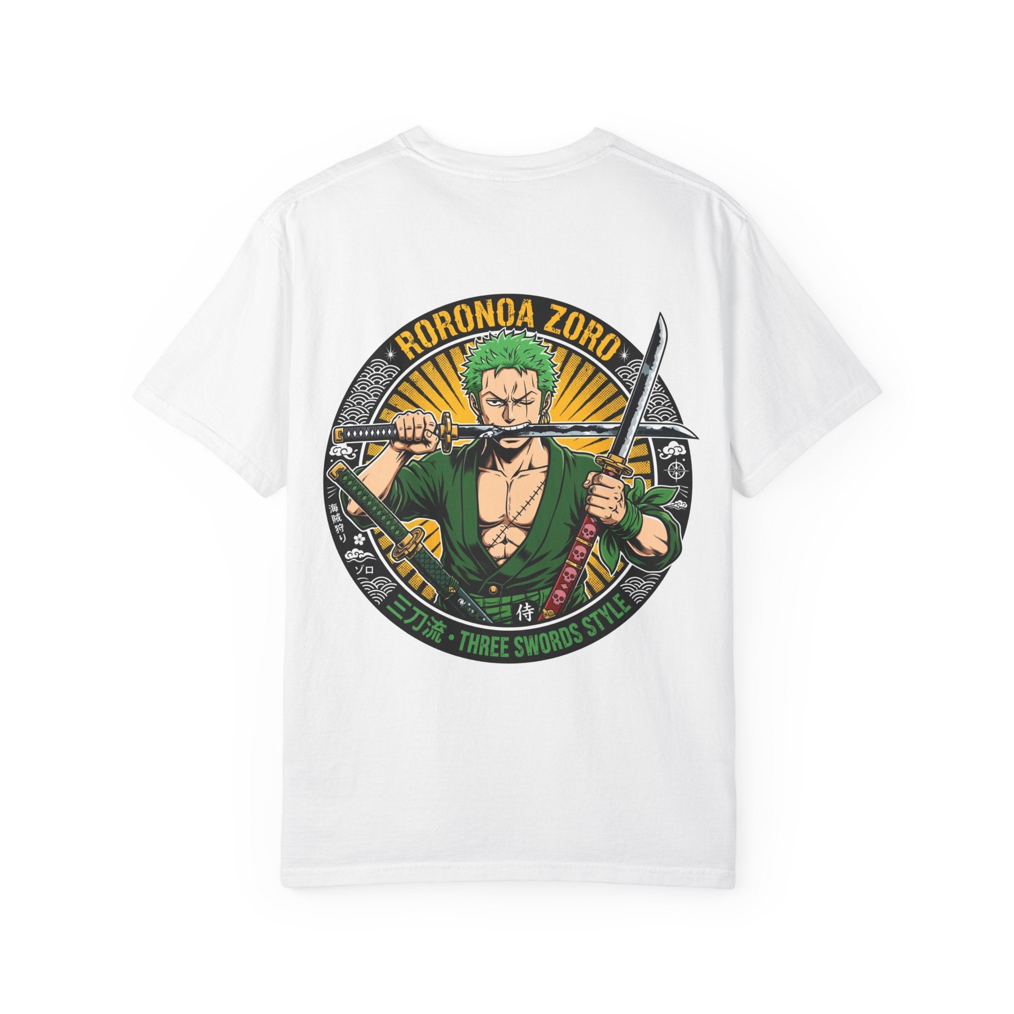 Zoro Three Swords Tee — Roronoa Zoro Anime T-Shirt