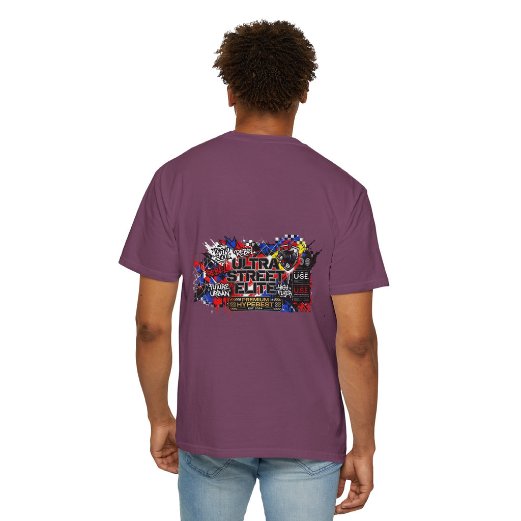 Street Elite Graphic T-Shirt — Urban Graffiti Back Print