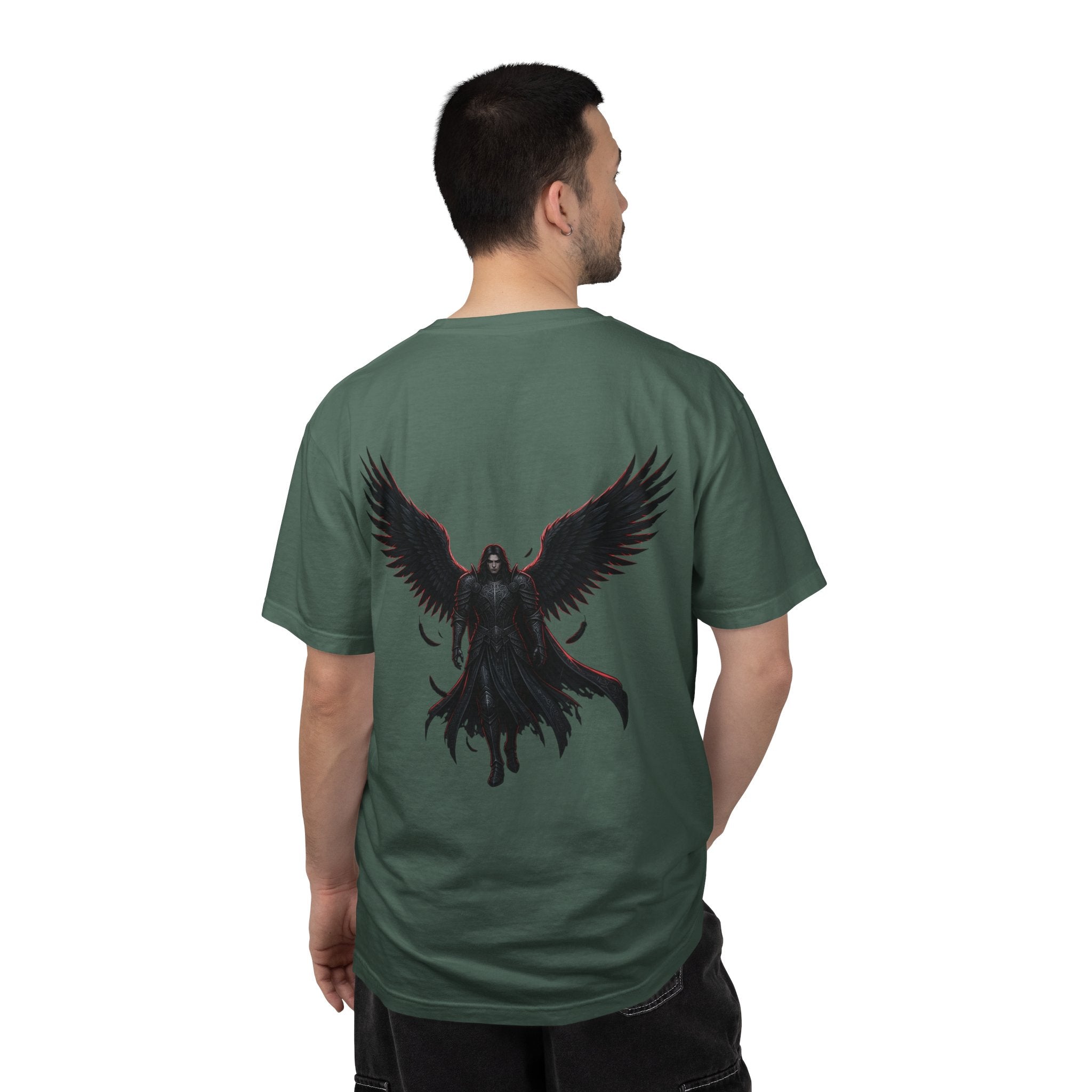 Raven Reaper Graphic T-Shirt — Dark Gothic Backprint