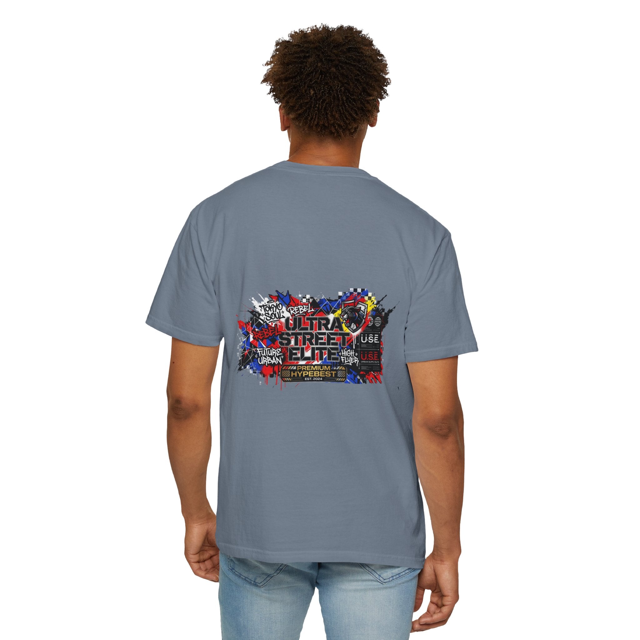 Street Elite Graphic T-Shirt — Urban Graffiti Back Print