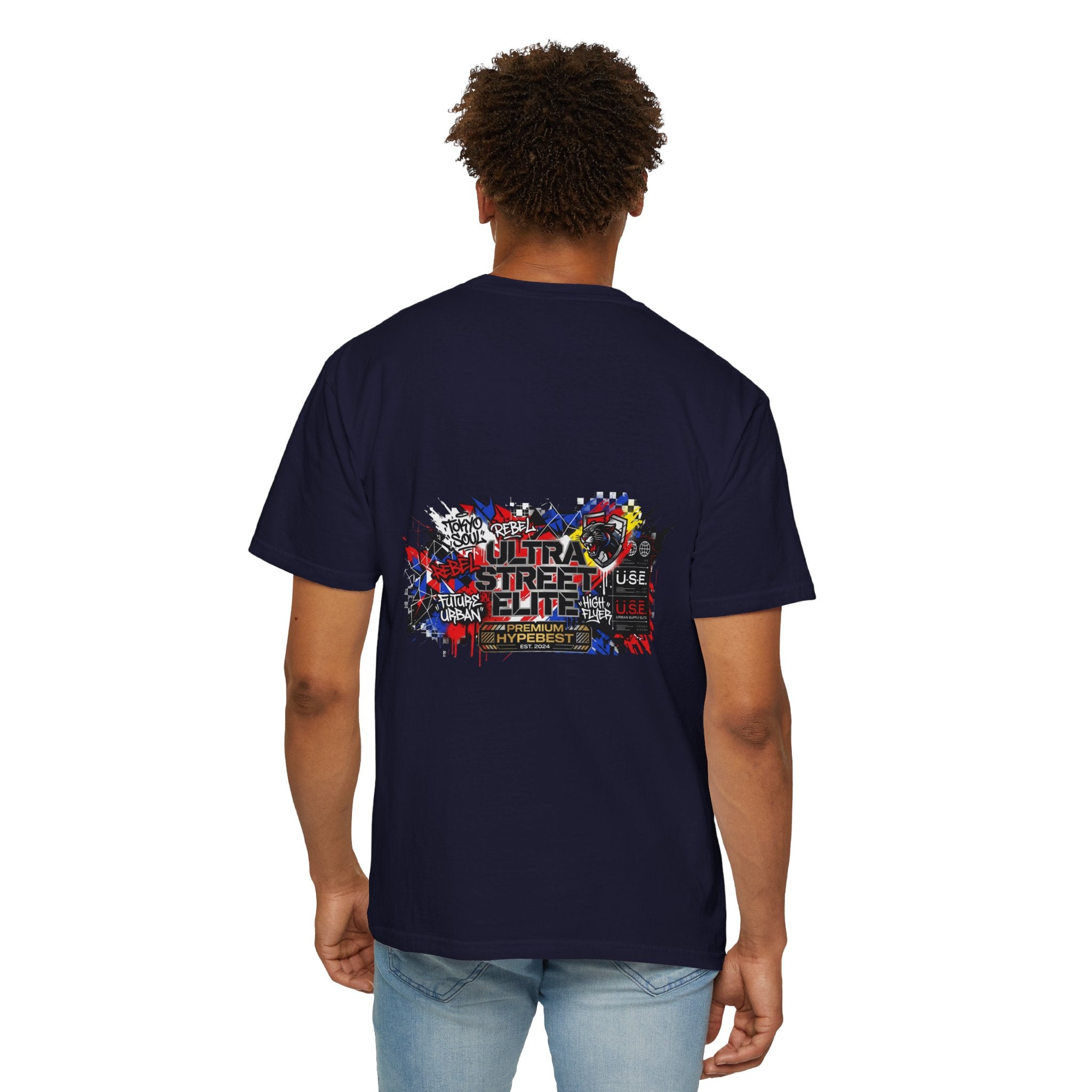 Street Elite Graphic T-Shirt — Urban Graffiti Back Print