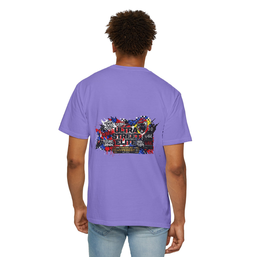 Street Elite Graphic T-Shirt — Urban Graffiti Back Print