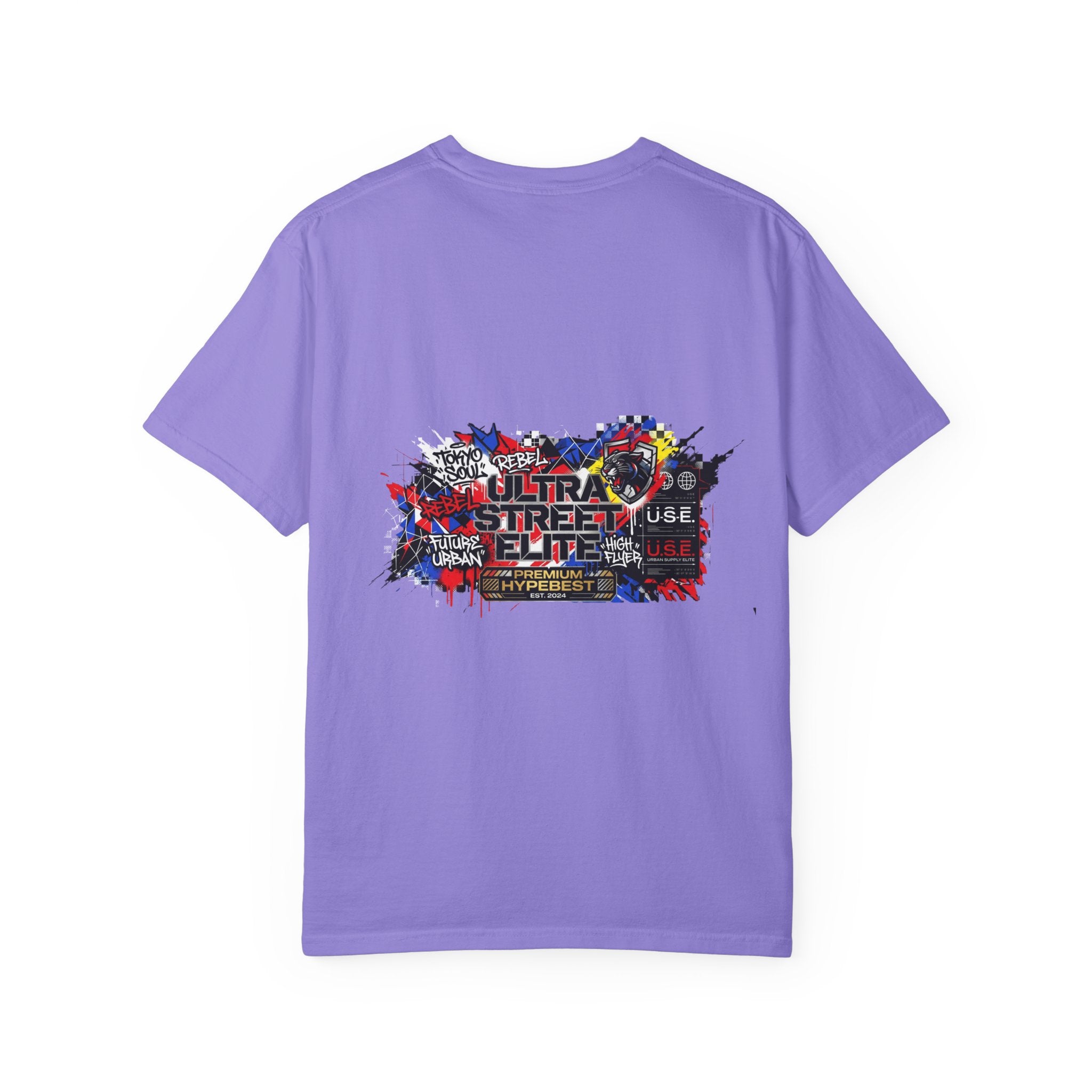 Street Elite Graphic T-Shirt — Urban Graffiti Back Print