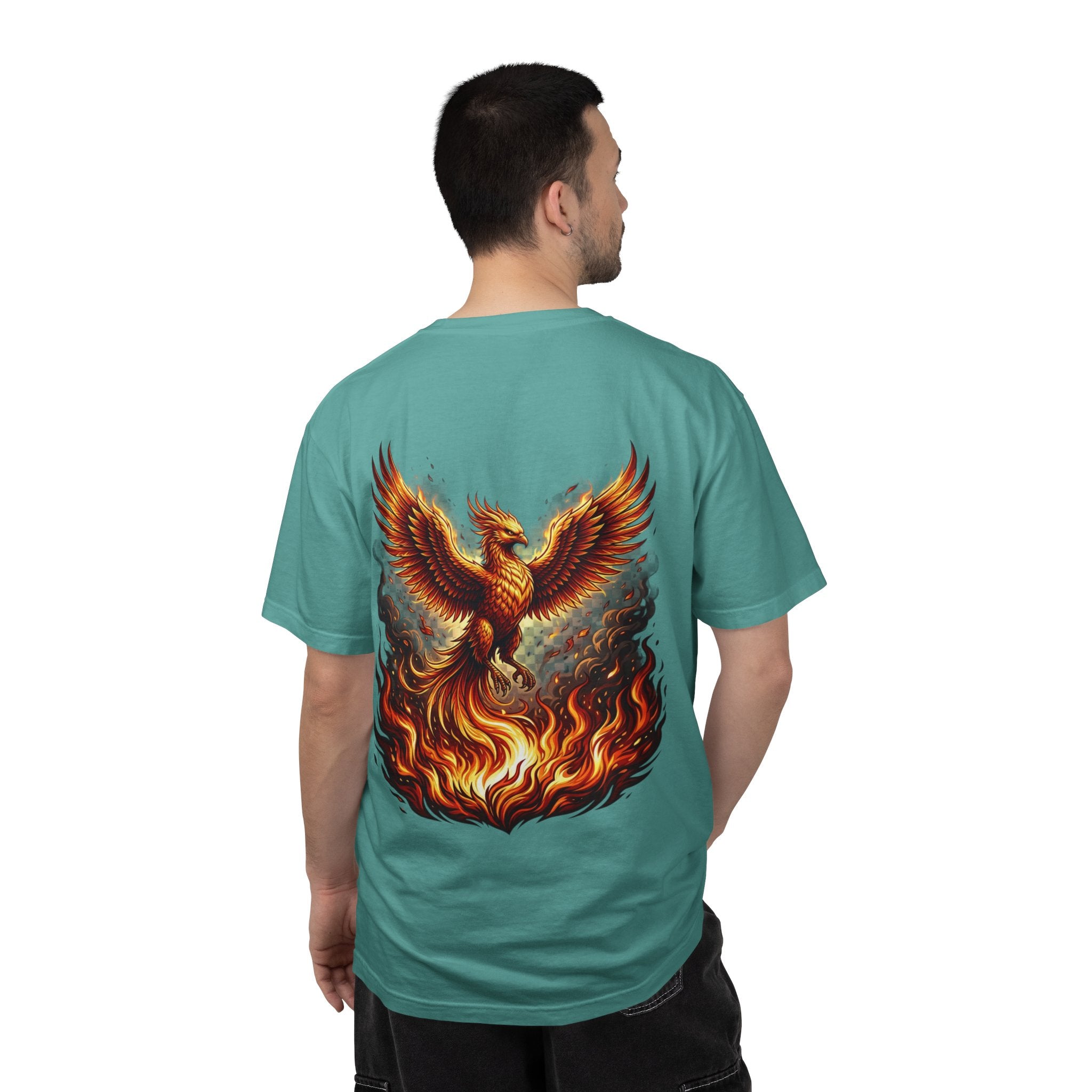 Phoenix Fireback T-Shirt — Rising Phoenix Graphic Tee