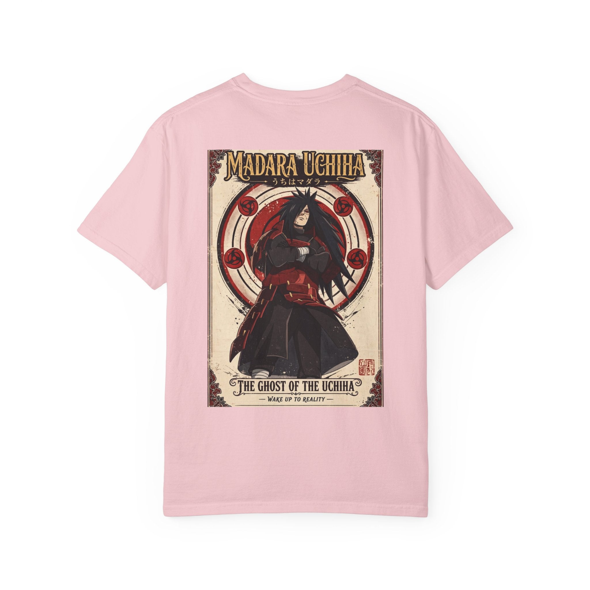 Madara Uchiha Anime T-Shirt — "The Ghost of the Uchiha" Vintage Poster Tee