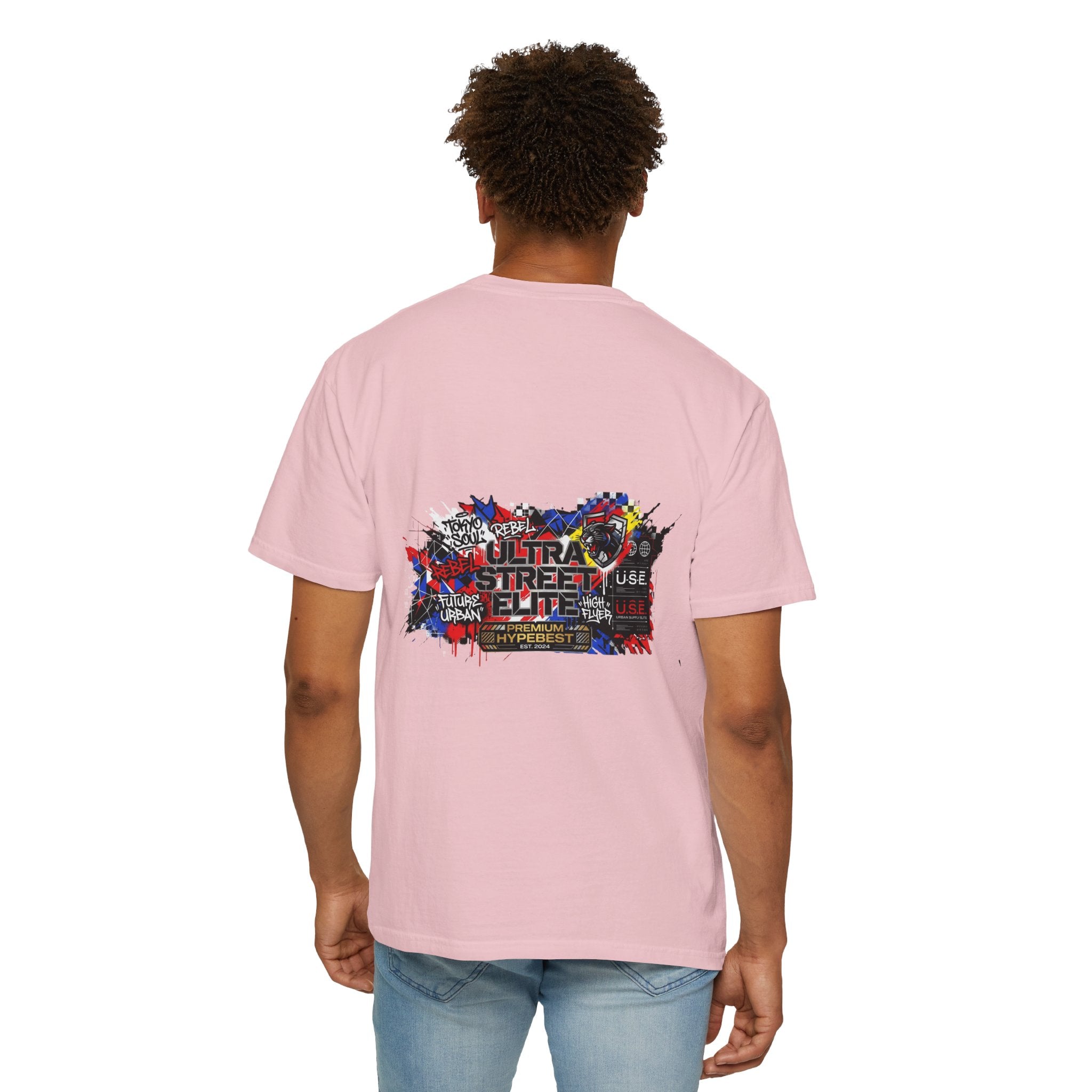 Street Elite Graphic T-Shirt — Urban Graffiti Back Print
