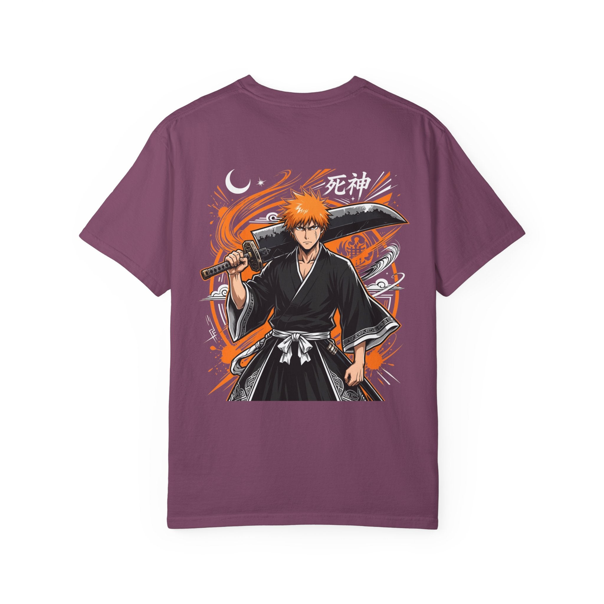 Anime Ichigo Sword T-Shirt — Graphic Manga Hero Tee