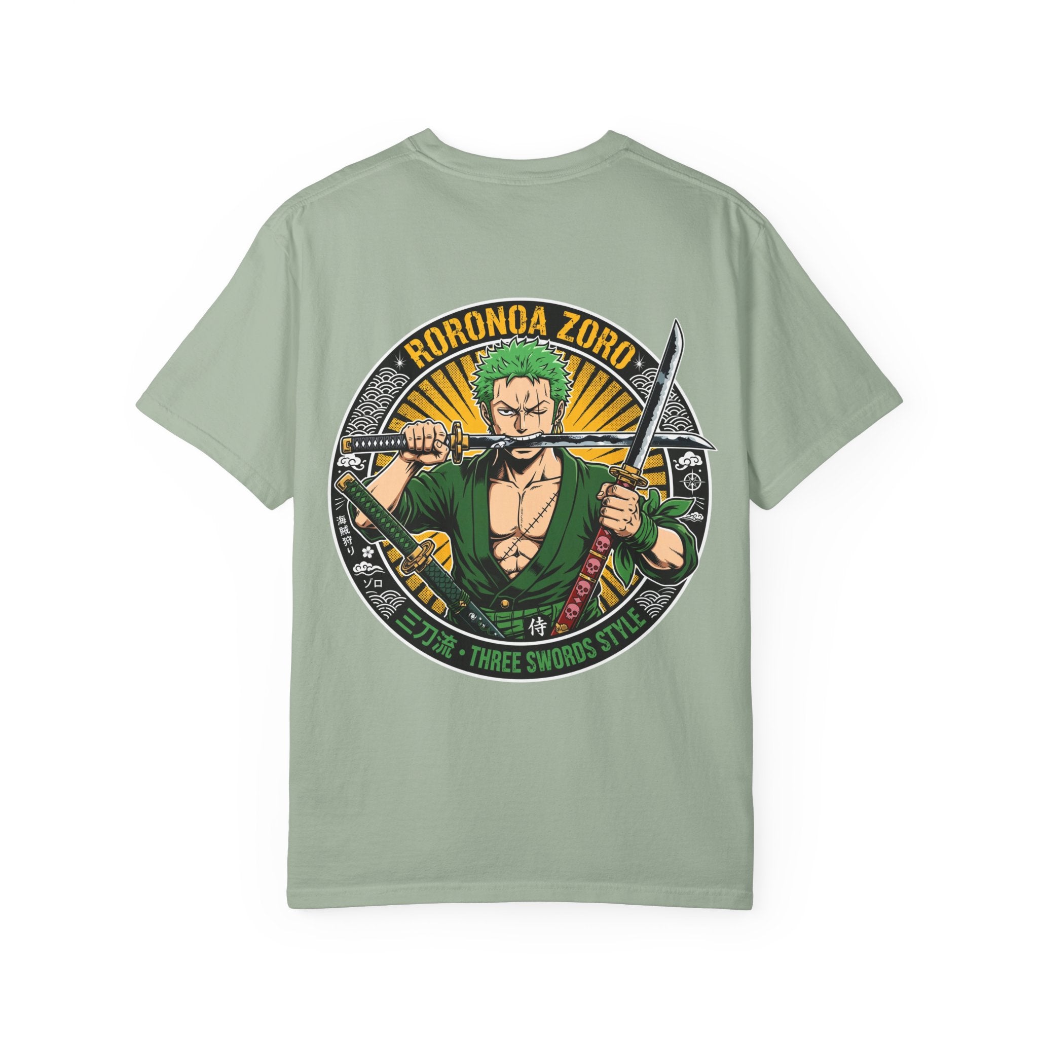 Zoro Three Swords Tee — Roronoa Zoro Anime T-Shirt