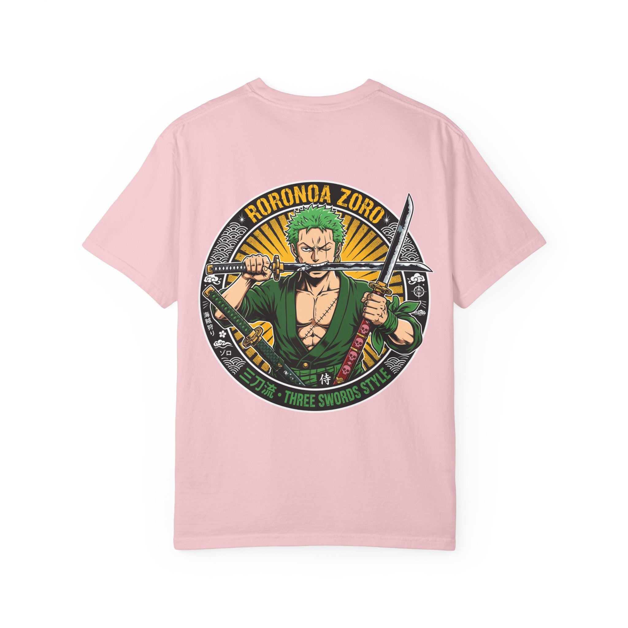 Zoro Three Swords Tee — Roronoa Zoro Anime T-Shirt