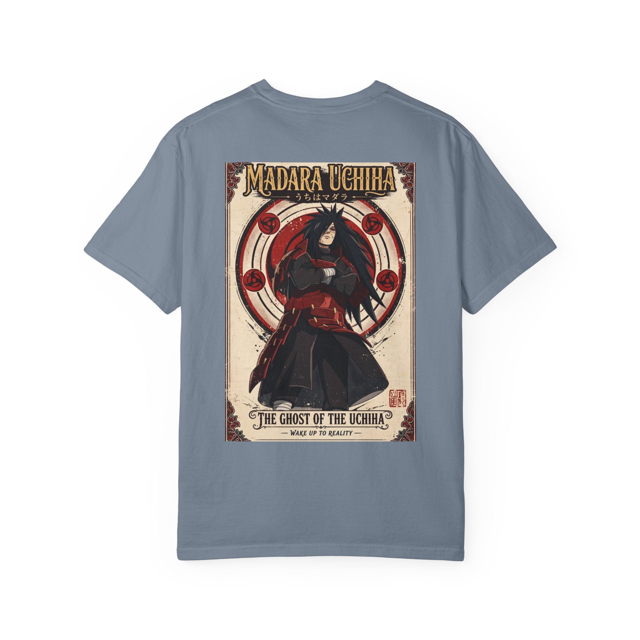 Madara Uchiha Anime T-Shirt — "The Ghost of the Uchiha" Vintage Poster Tee