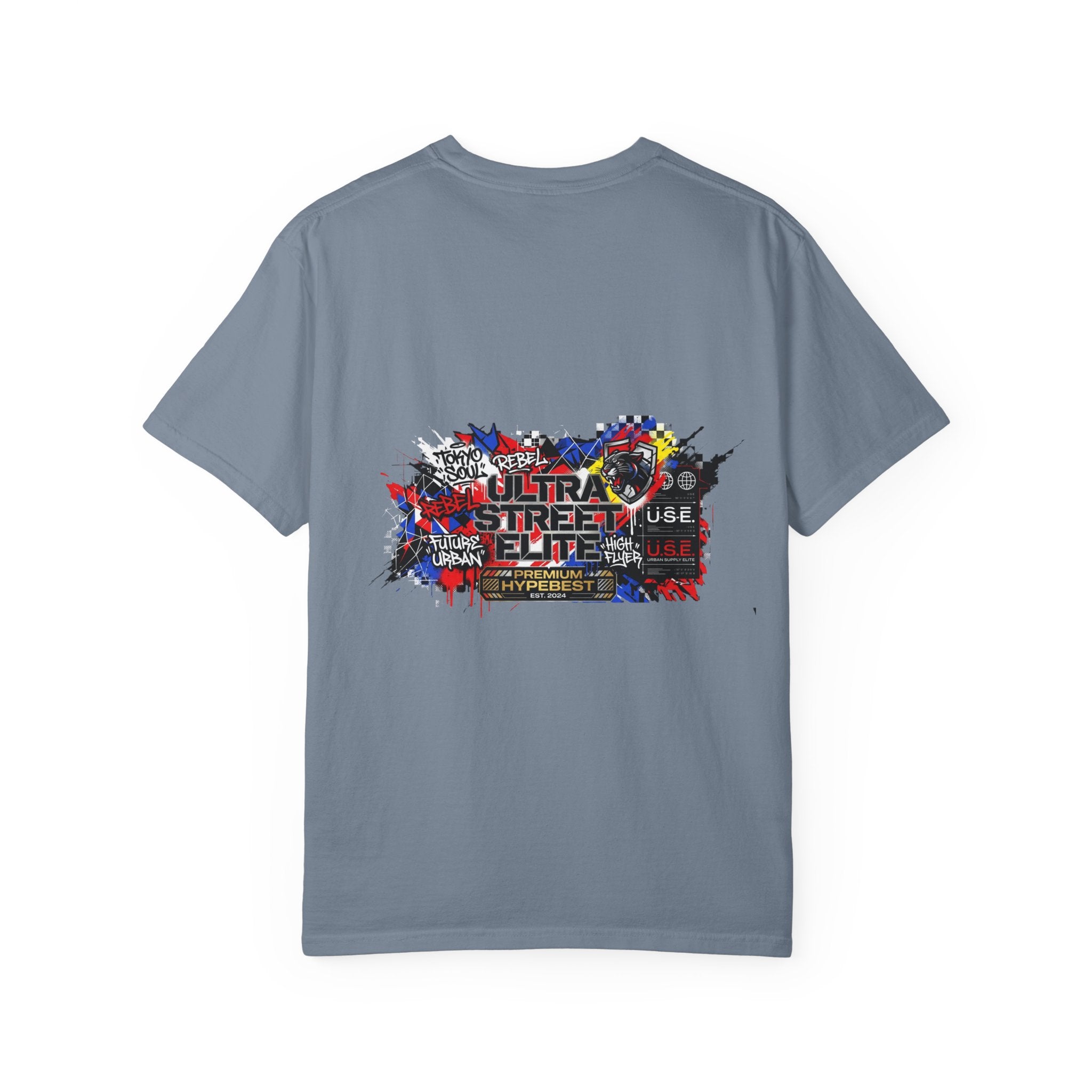 Street Elite Graphic T-Shirt — Urban Graffiti Back Print