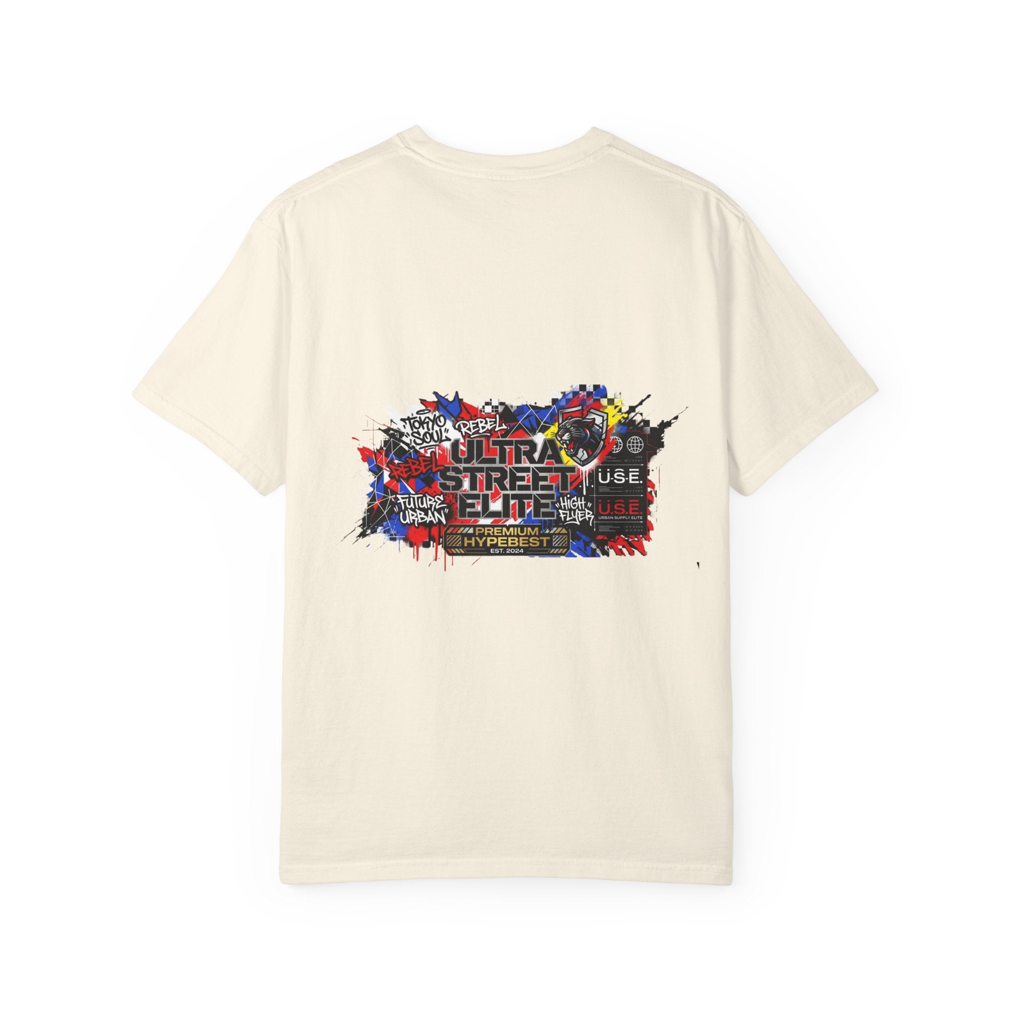 Street Elite Graphic T-Shirt — Urban Graffiti Back Print