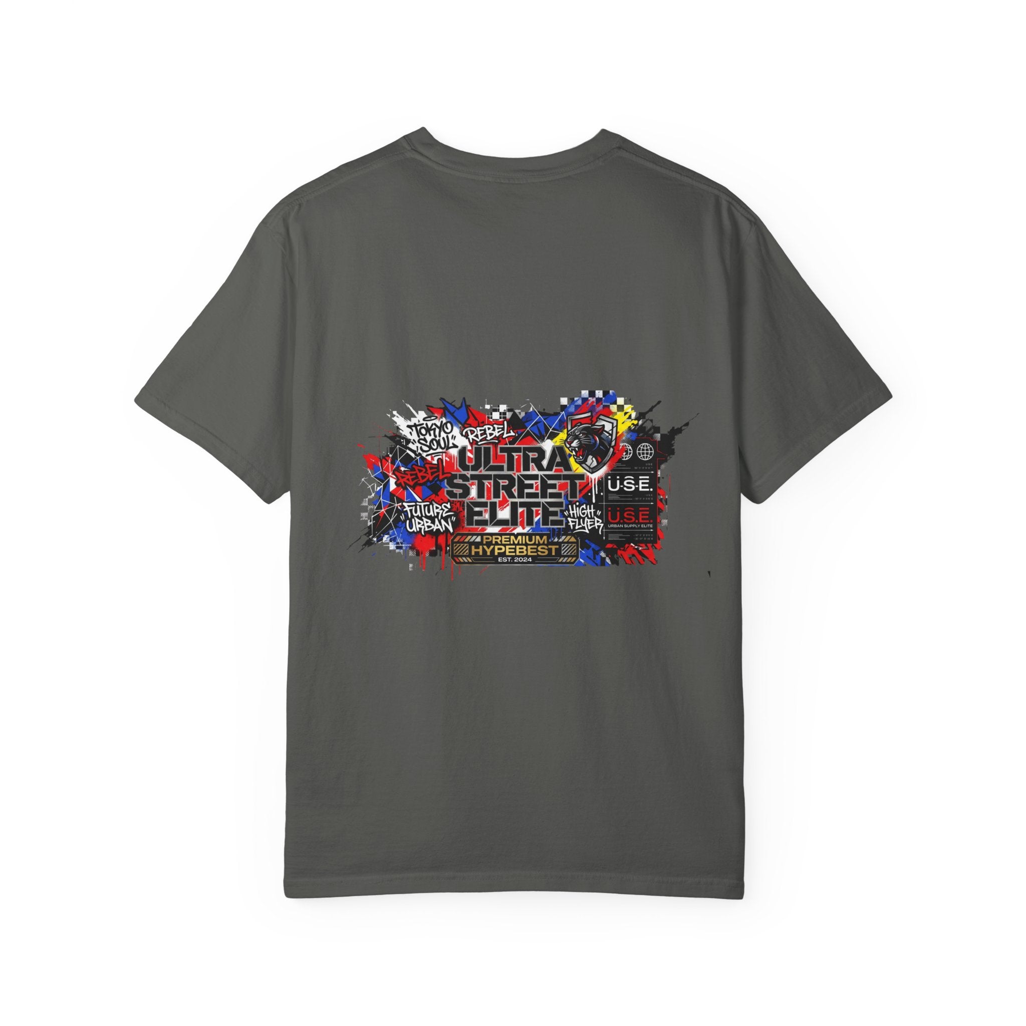 Street Elite Graphic T-Shirt — Urban Graffiti Back Print