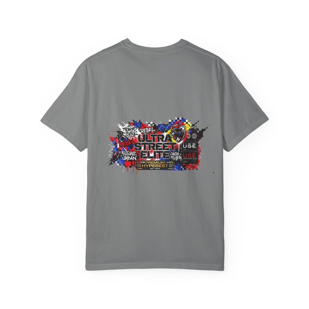 Street Elite Graphic T-Shirt — Urban Graffiti Back Print