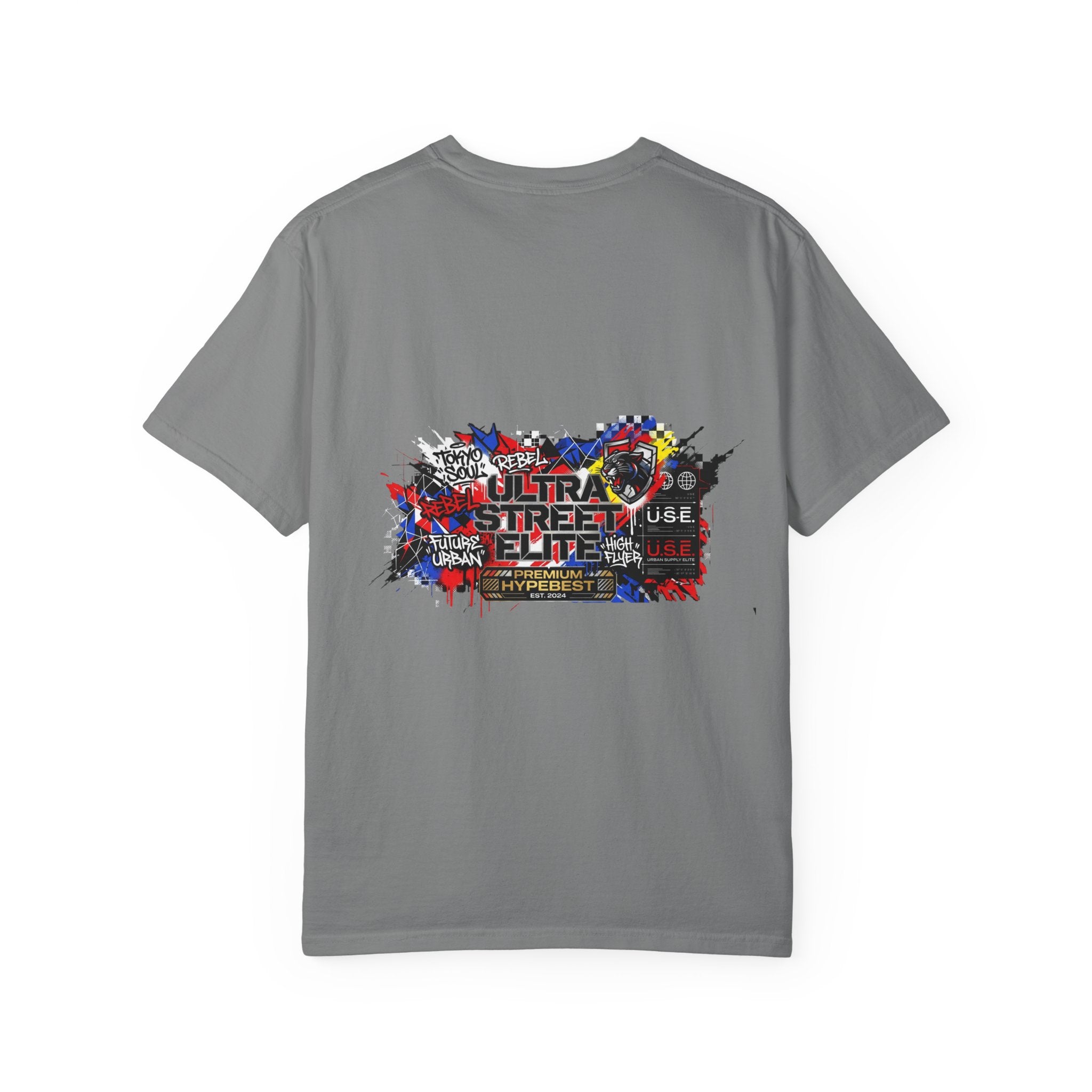 Street Elite Graphic T-Shirt — Urban Graffiti Back Print