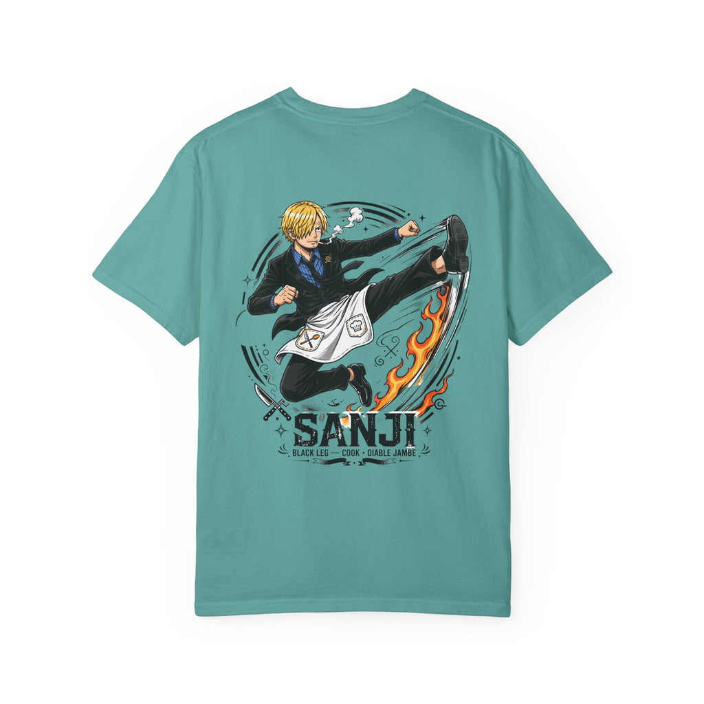 Sanji Anime Action Tee — One Piece Character Back Graphic T‑Shirt