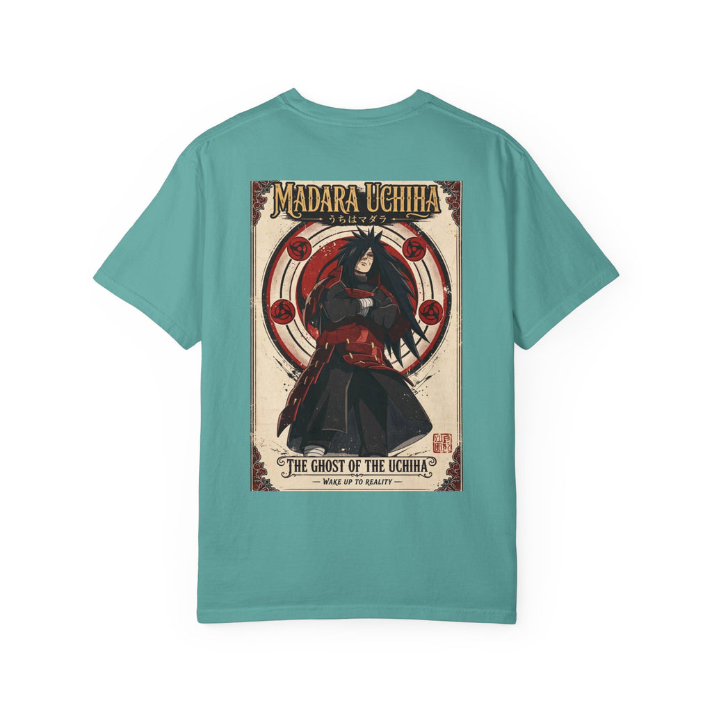 Madara Uchiha Anime T-Shirt — "The Ghost of the Uchiha" Vintage Poster Tee