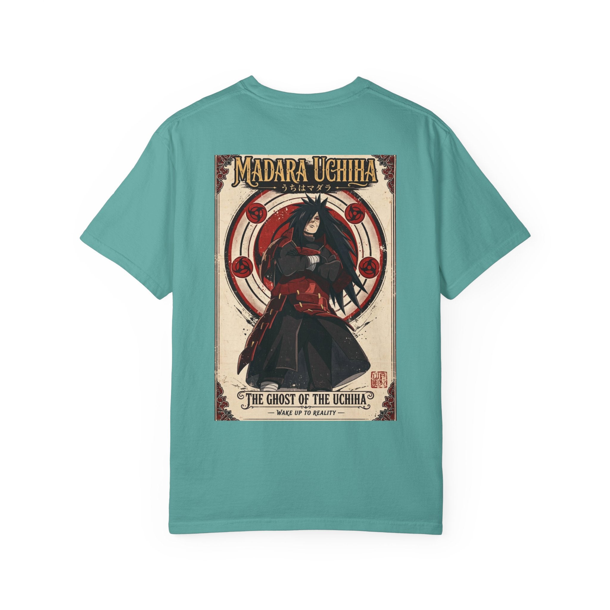 Madara Uchiha Anime T-Shirt — "The Ghost of the Uchiha" Vintage Poster Tee