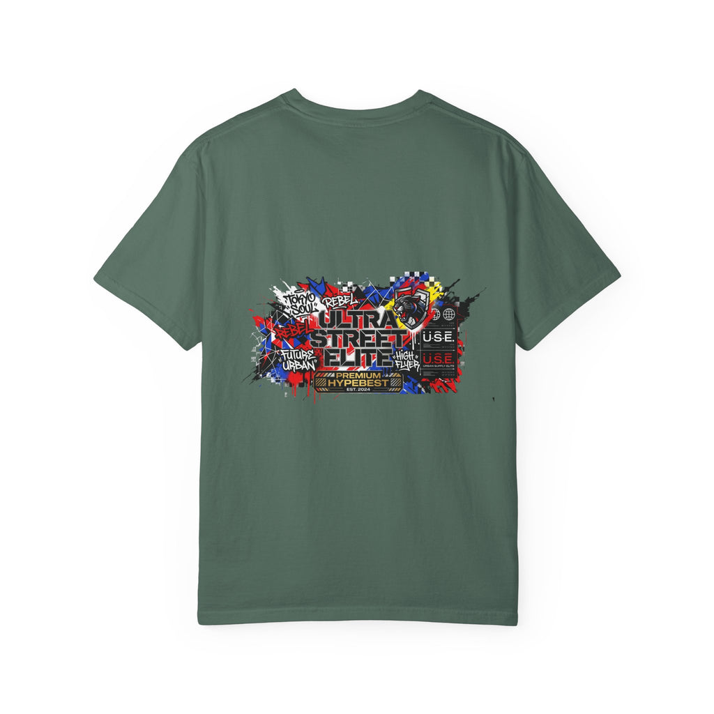 Street Elite Graphic T-Shirt — Urban Graffiti Back Print