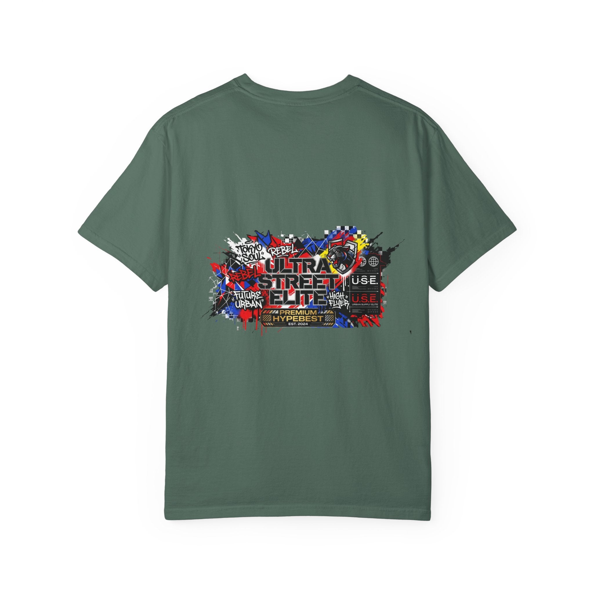 Street Elite Graphic T-Shirt — Urban Graffiti Back Print