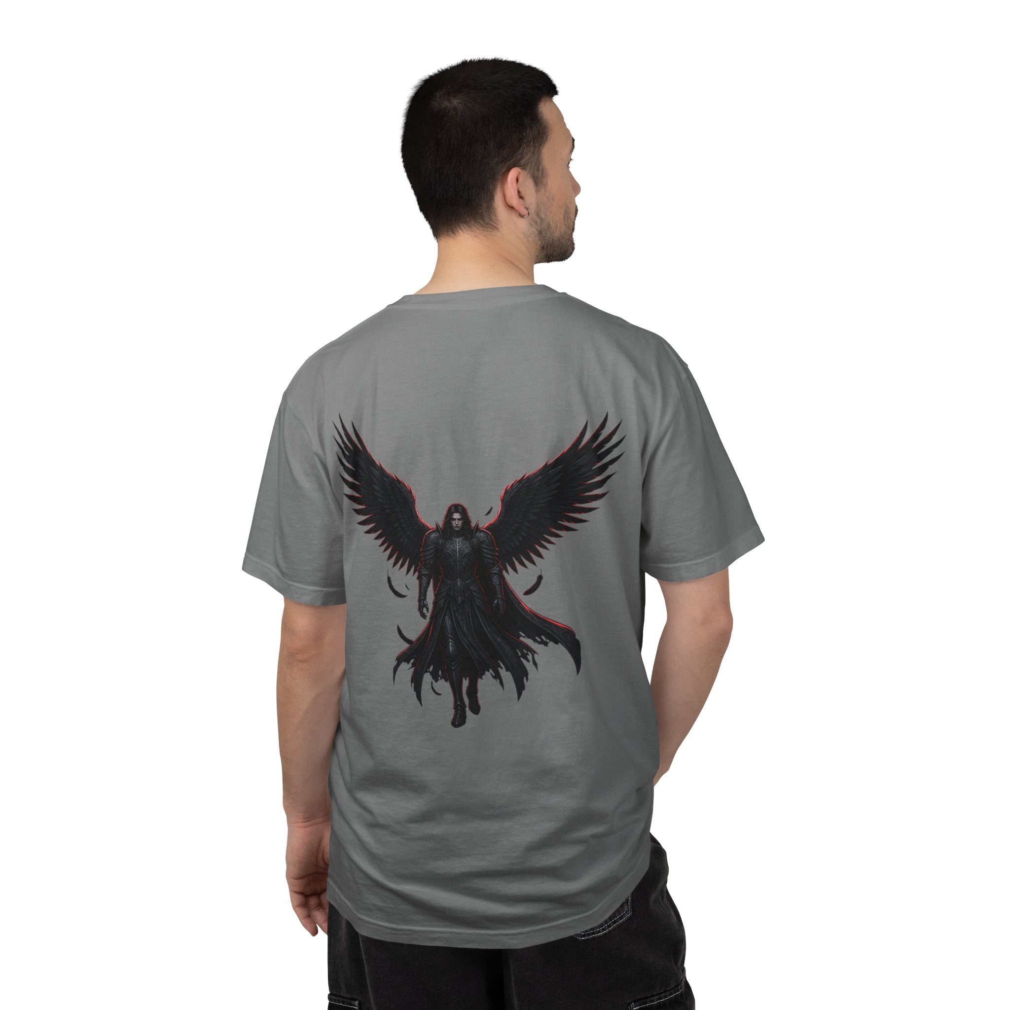 Raven Reaper Graphic T-Shirt — Dark Gothic Backprint
