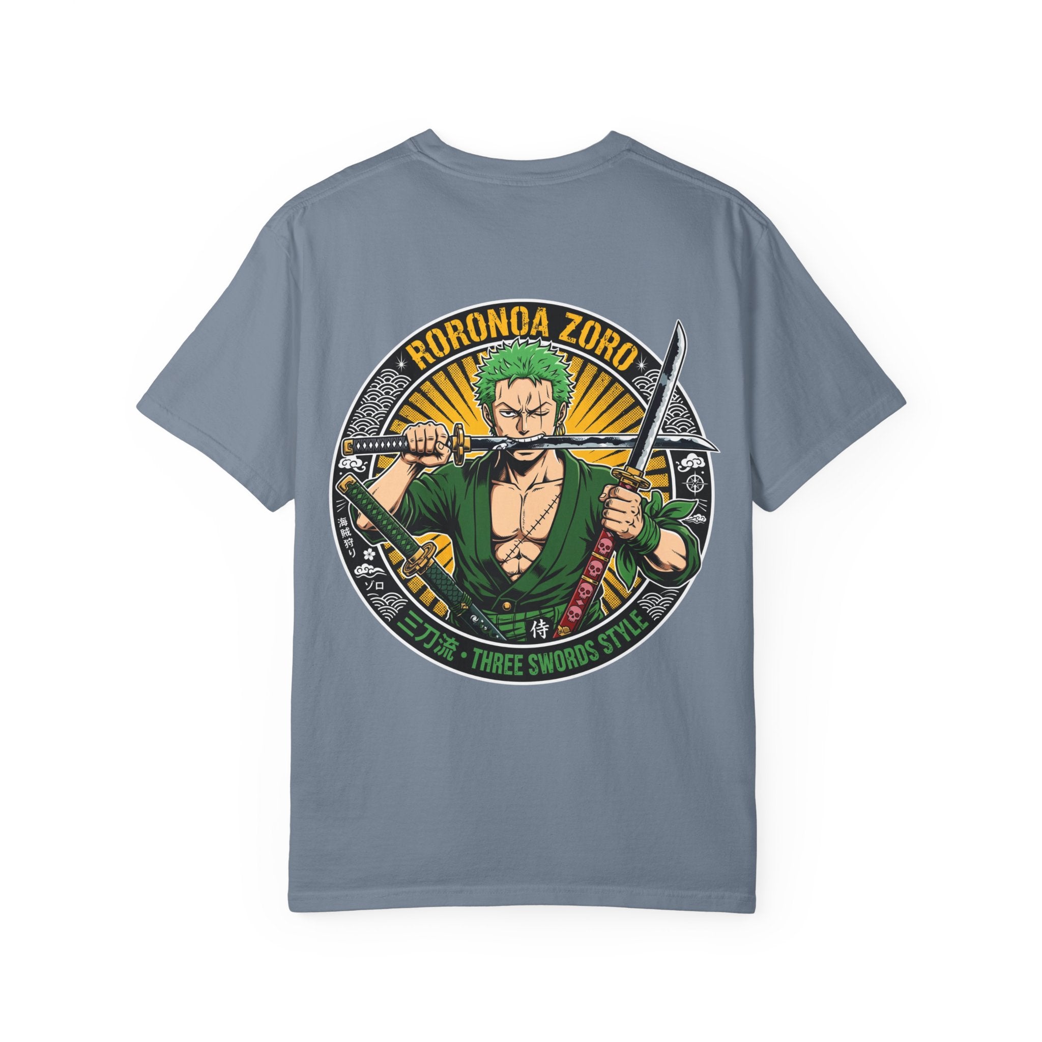 Zoro Three Swords Tee — Roronoa Zoro Anime T-Shirt