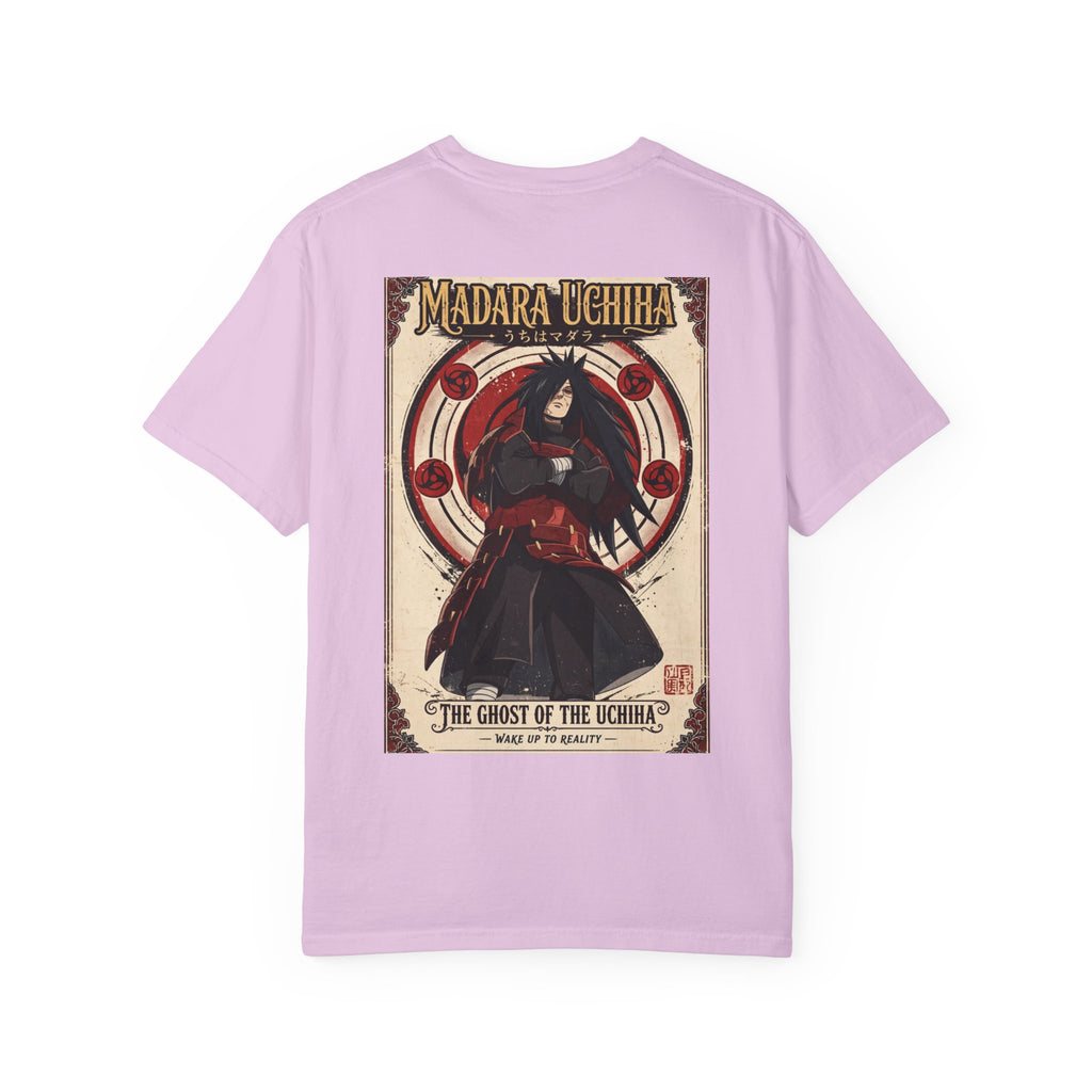 Madara Uchiha Anime T-Shirt — "The Ghost of the Uchiha" Vintage Poster Tee