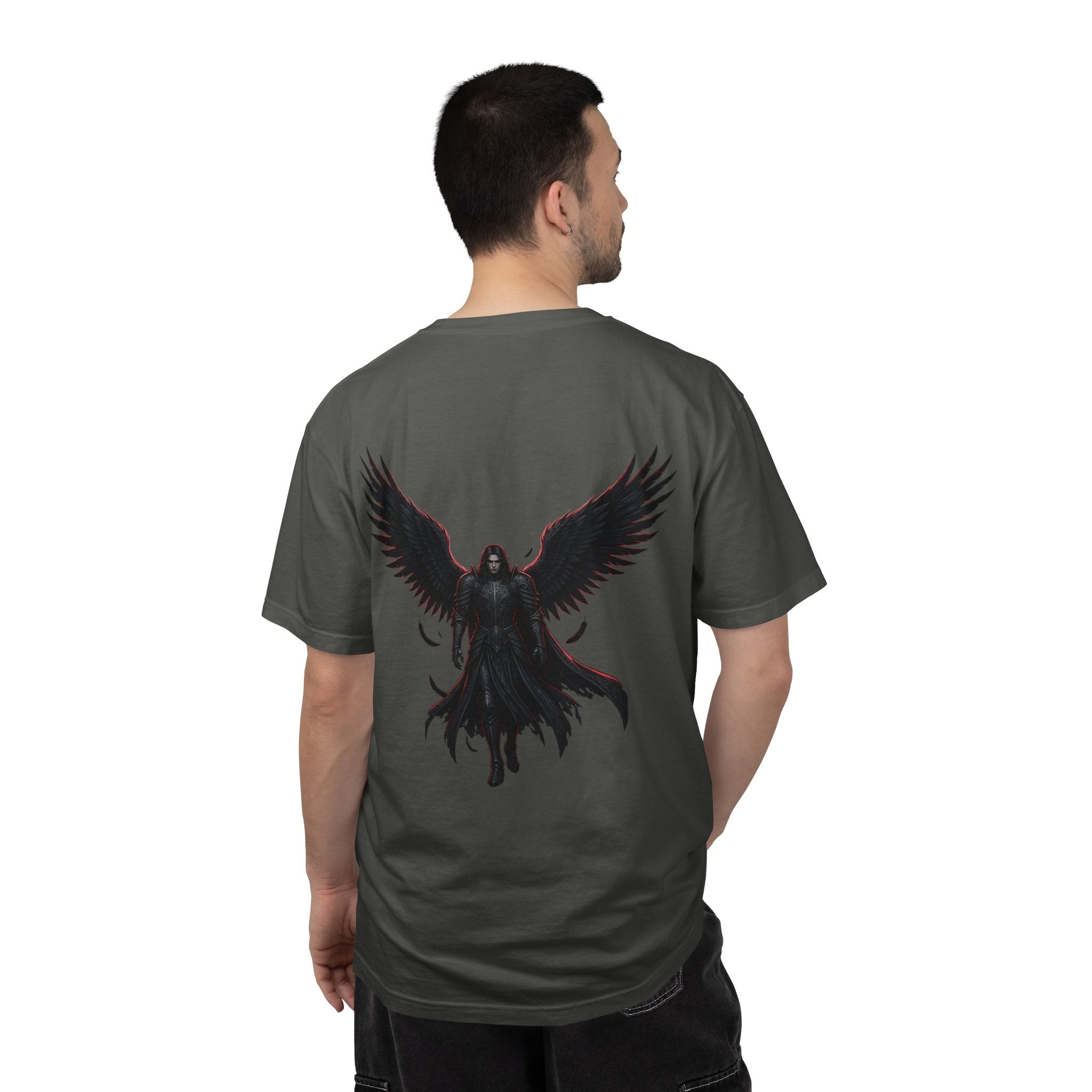 Raven Reaper Graphic T-Shirt — Dark Gothic Backprint