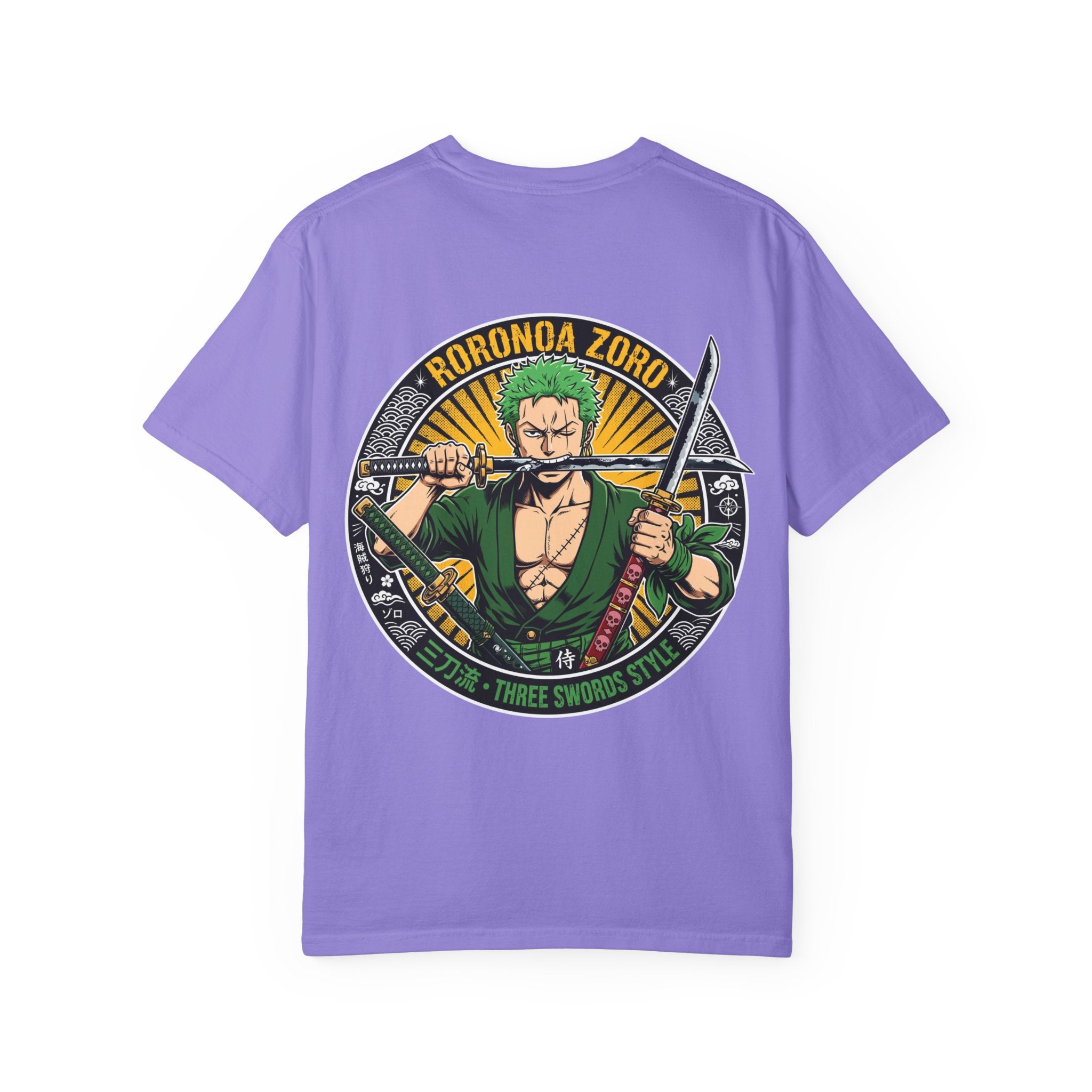 Zoro Three Swords Tee — Roronoa Zoro Anime T-Shirt