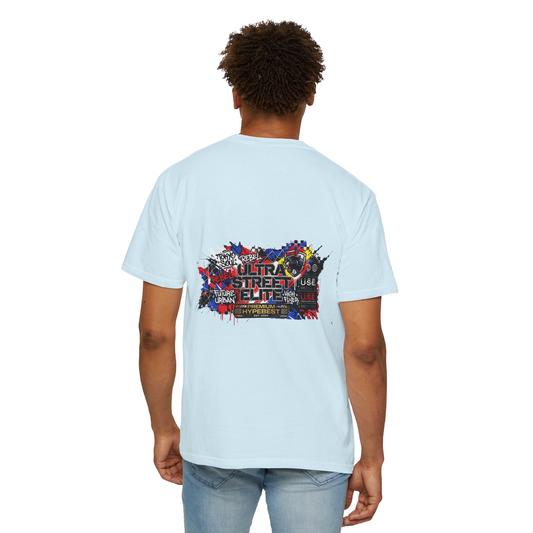 Street Elite Graphic T-Shirt — Urban Graffiti Back Print