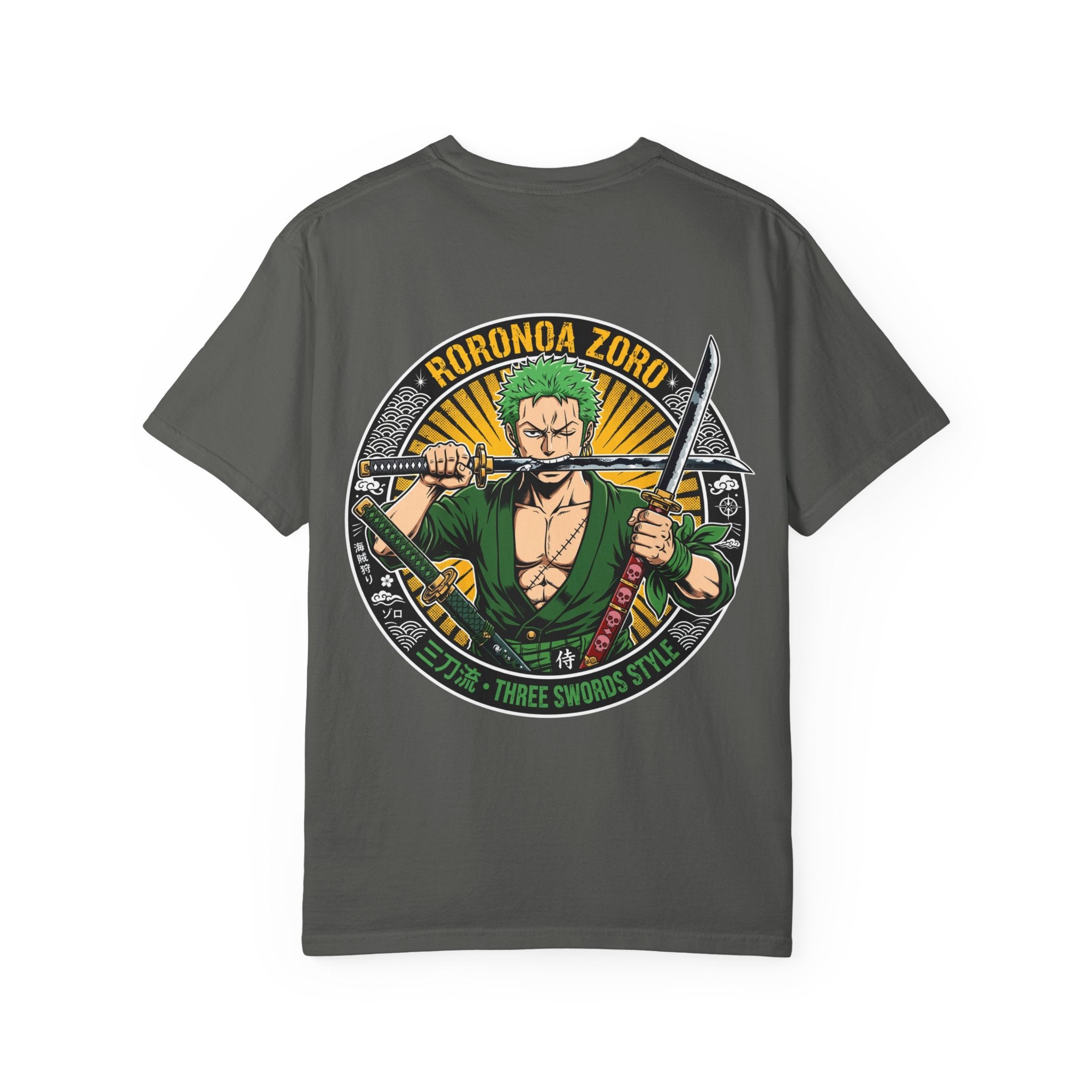Zoro Three Swords Tee — Roronoa Zoro Anime T-Shirt
