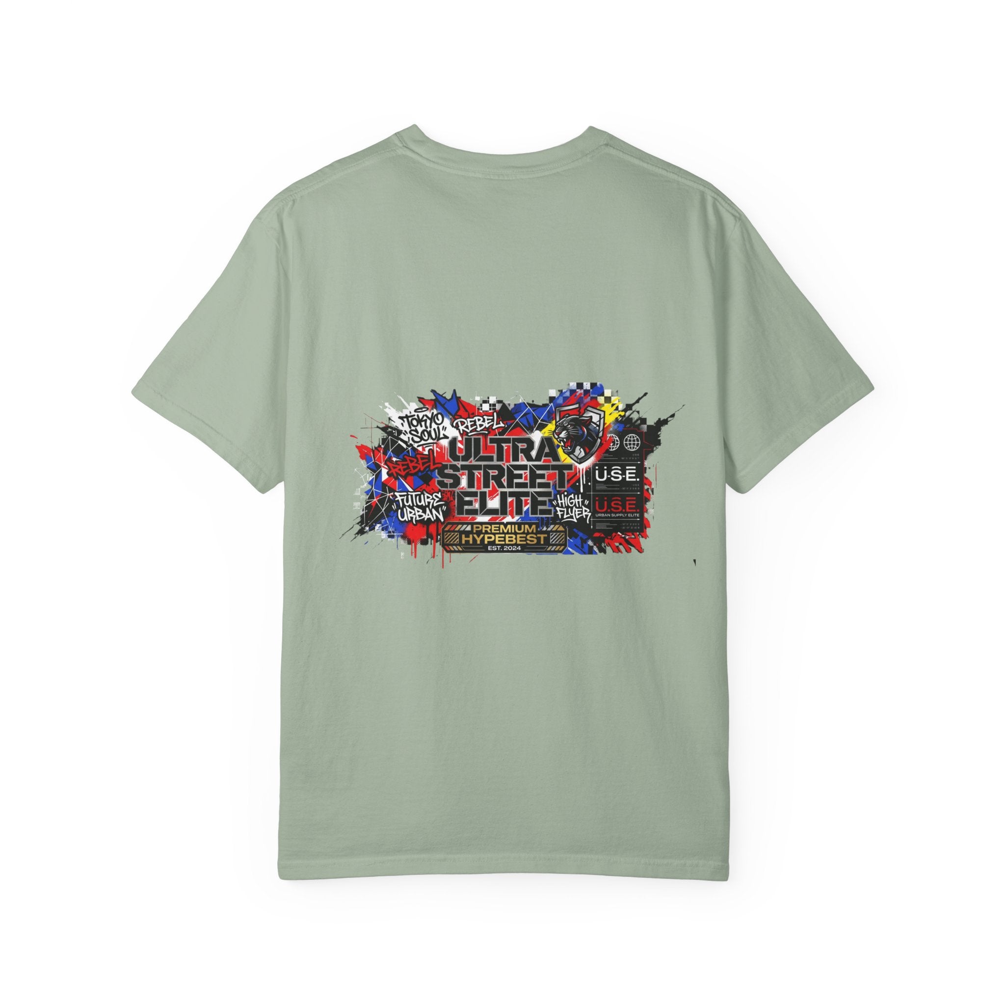 Street Elite Graphic T-Shirt — Urban Graffiti Back Print
